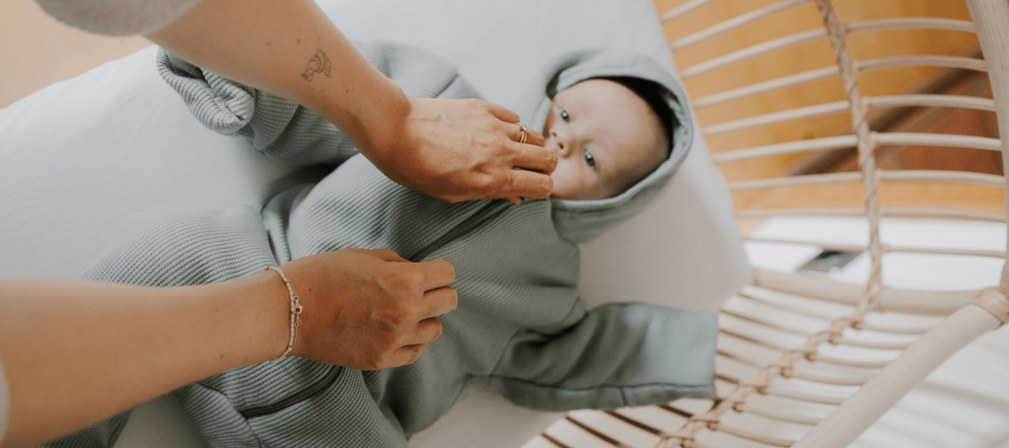 Baby anziehen im Winter