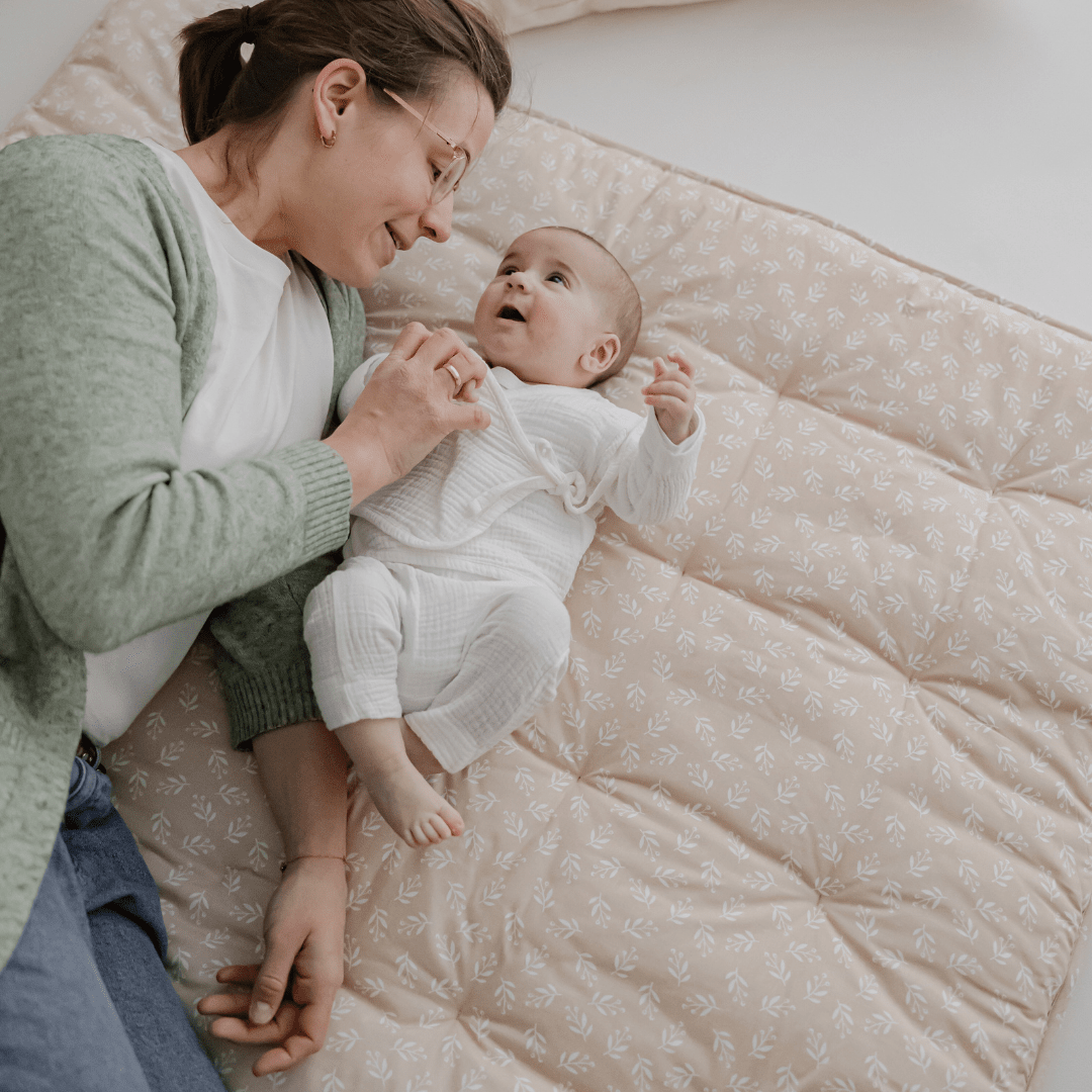 Krabbeldecke | Floral Sand