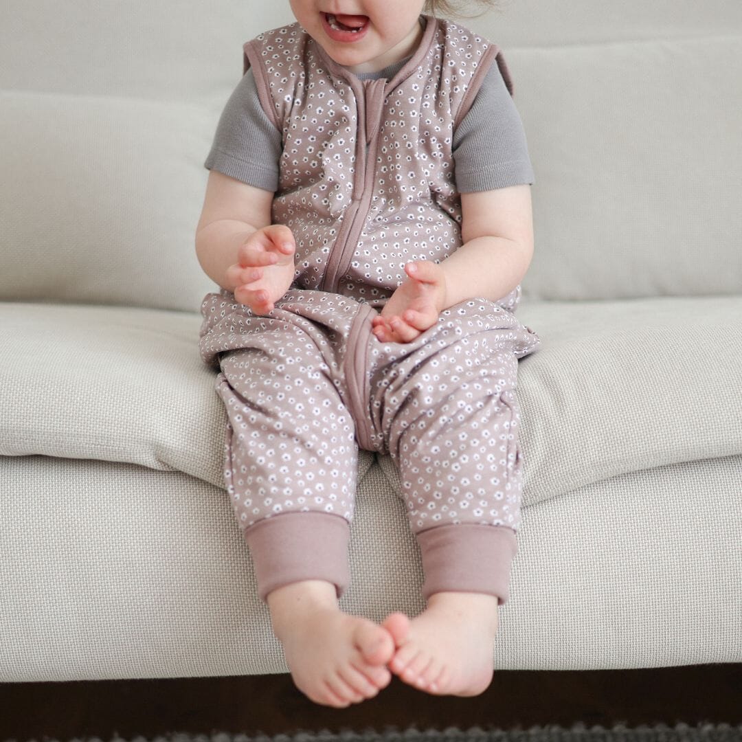Schlafsack mit Füssen 1.0 TOG | Blume Berry