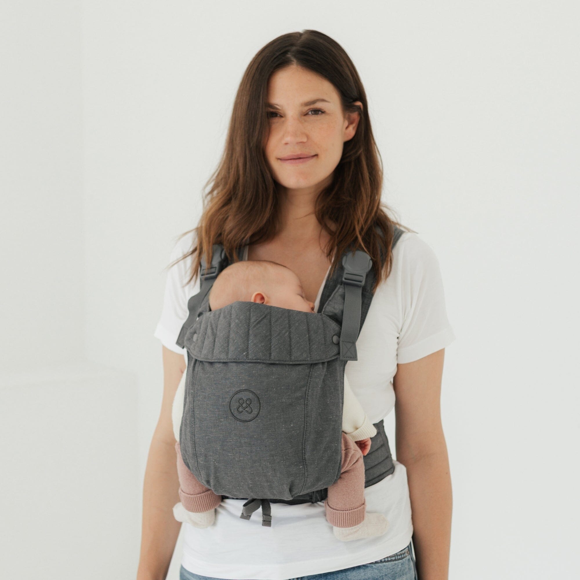 Premium Babytrage | Essential Grau