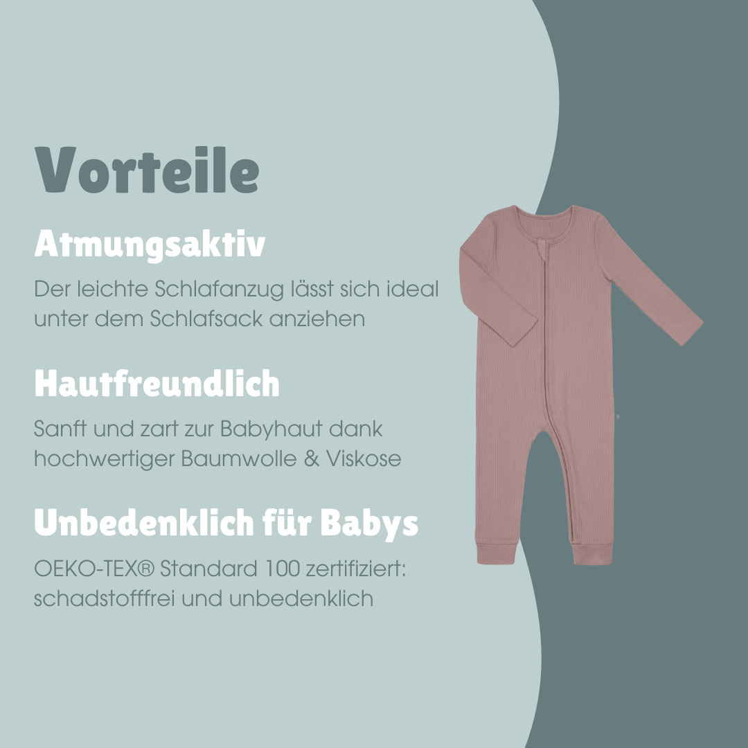 Schlafanzug mit Bündchen | Essential Berry