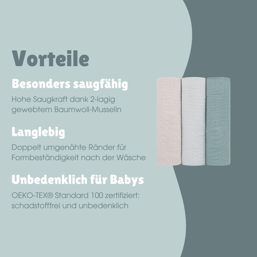 Nuscheli 3er Set | Essential Töne