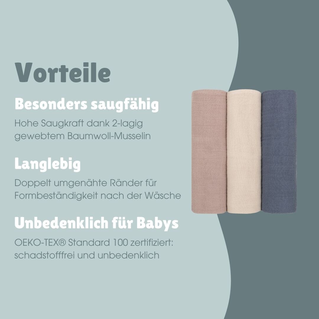 Nuscheli 3er Set | Nachthimmel
