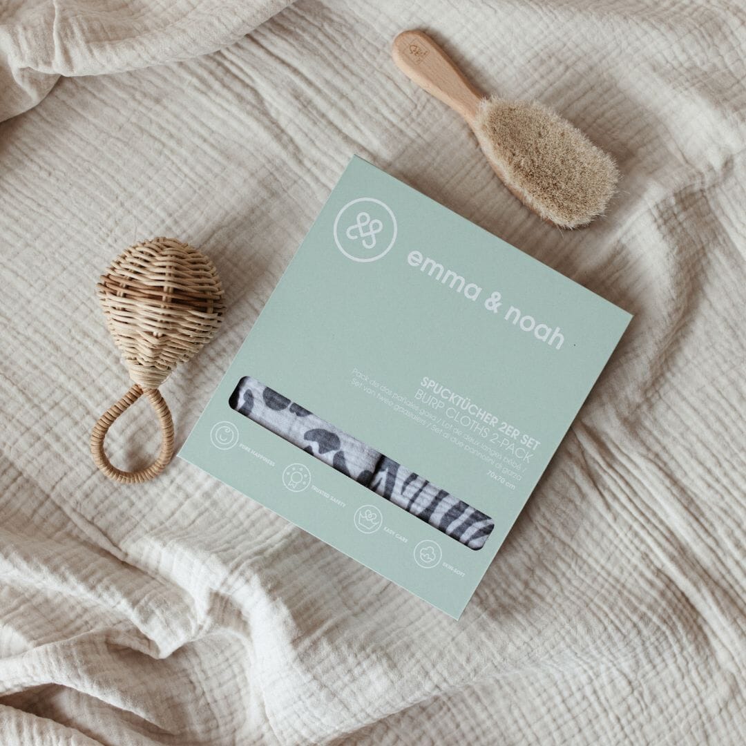 Nuscheli 2er Set | Leo Grau