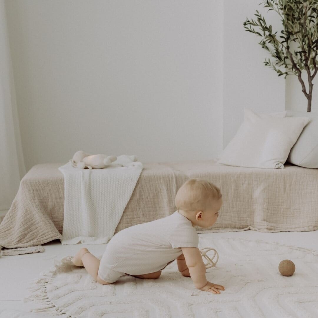 Schlafanzug kurz 1-teilig | Essential Beige