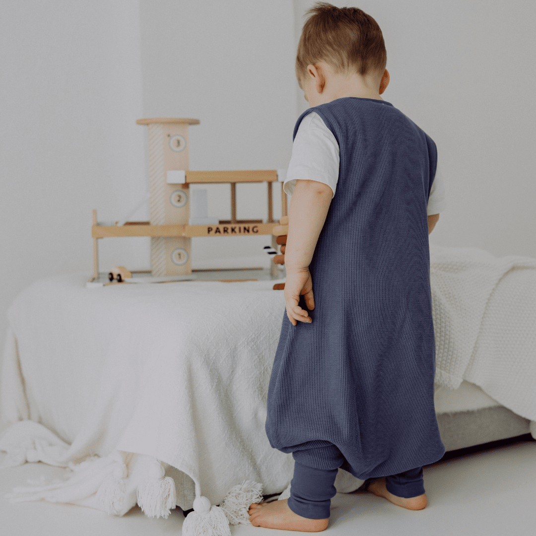 Schlafsack mit Füssen 1.0 TOG | Essential Blau