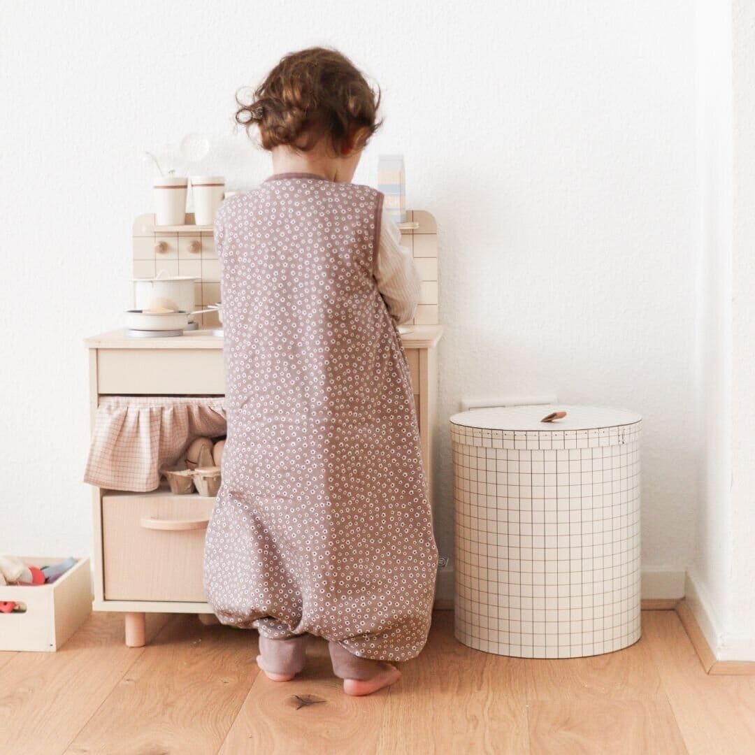 Schlafsack mit Füssen 2.5 TOG | Blume Berry