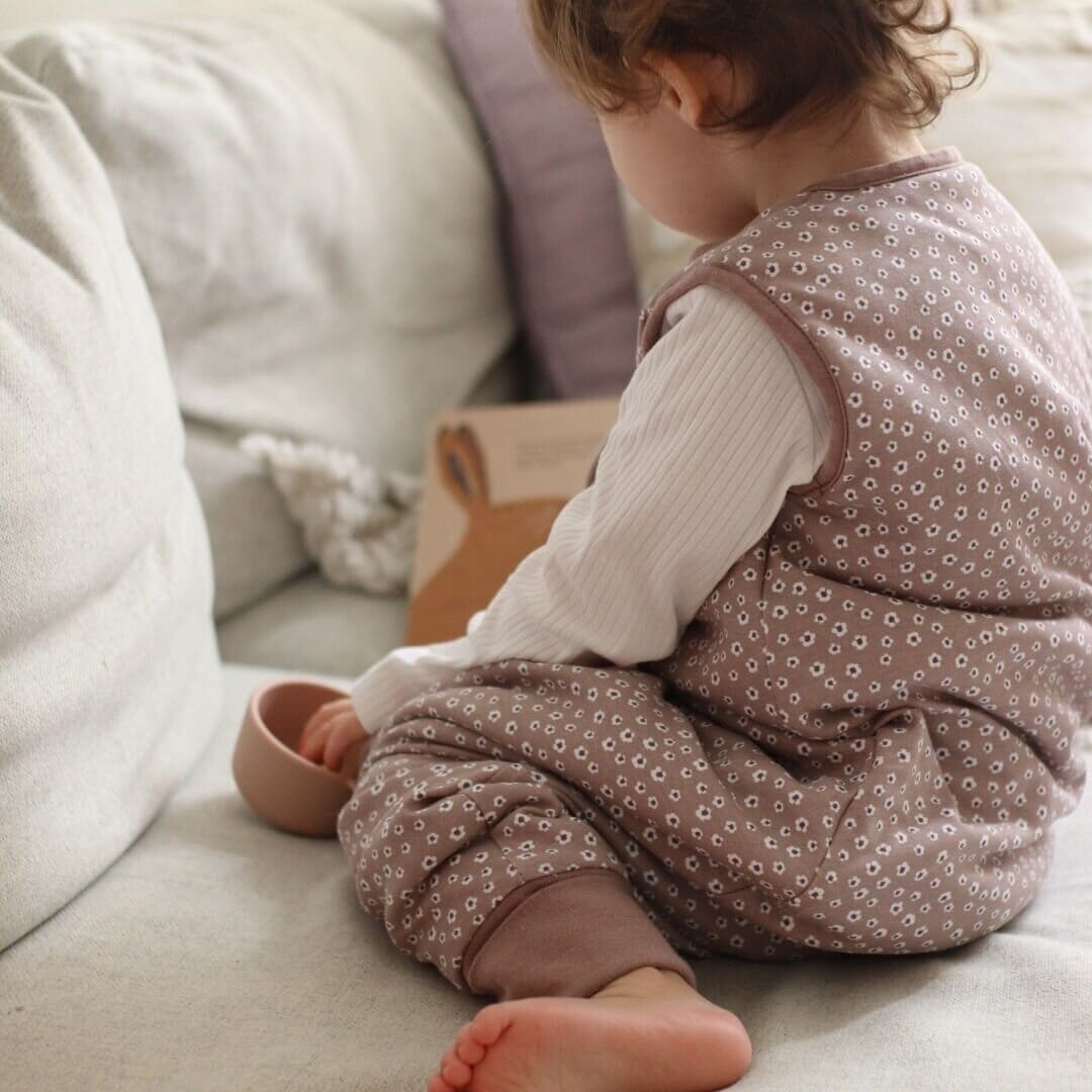 Schlafsack mit Füssen 2.5 TOG | Blume Berry