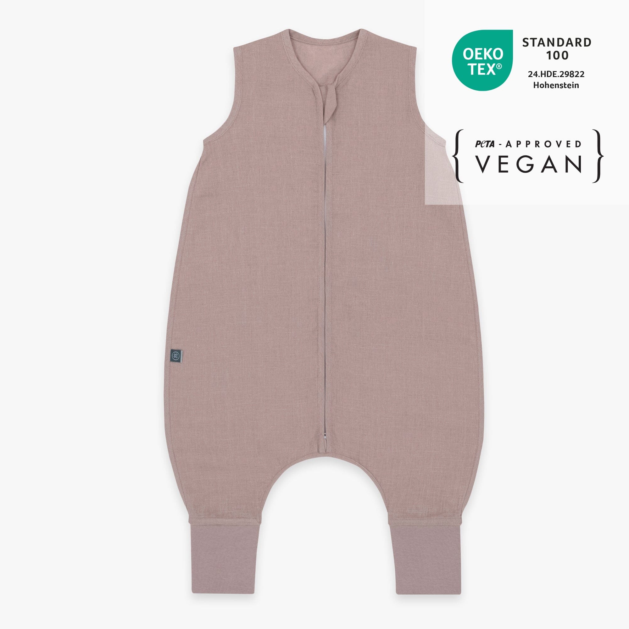 Leinen Schlafsack mit Füßen 0.5 TOG | Essential Berry