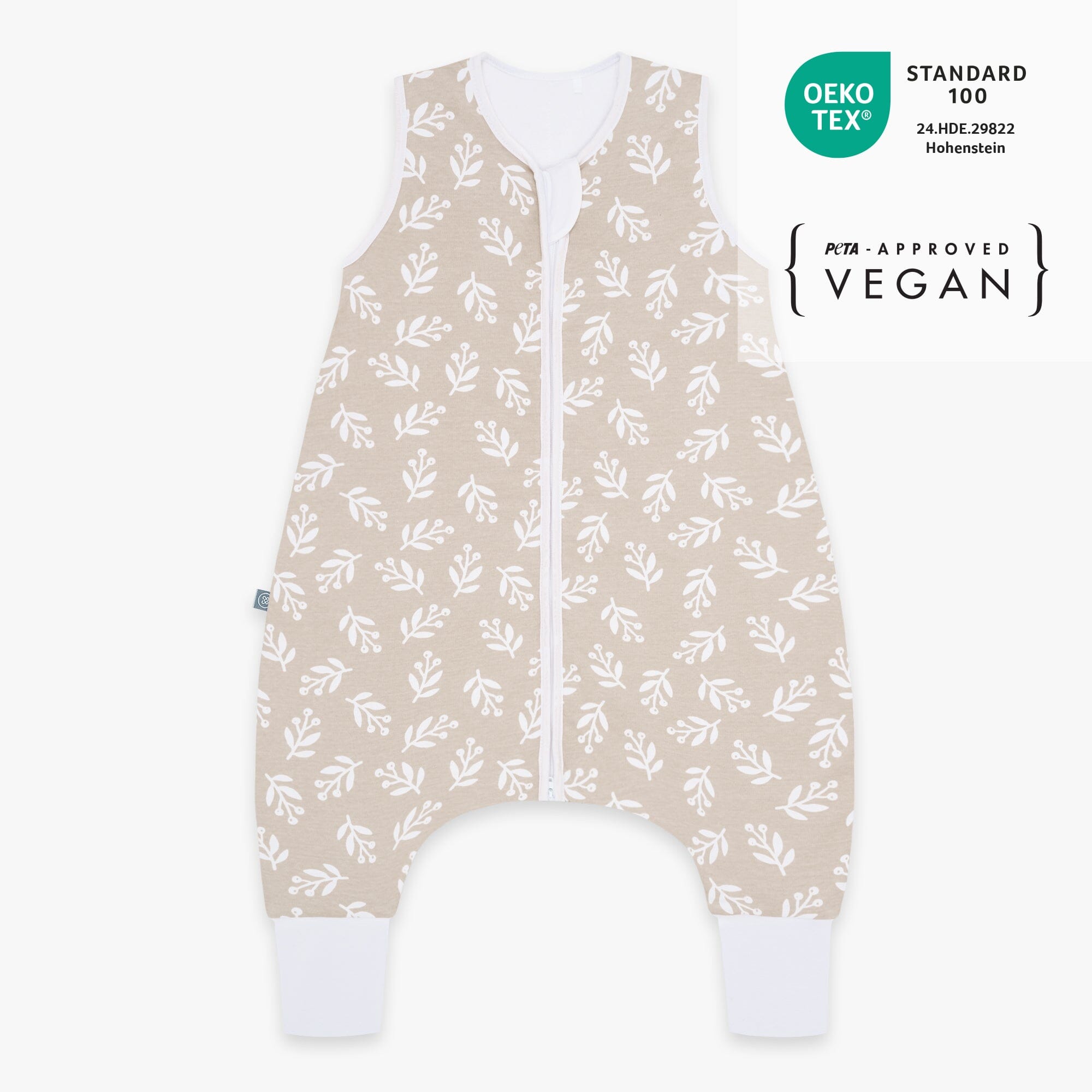 Schlafsack mit Füssen 2.5 TOG | Floral Sand