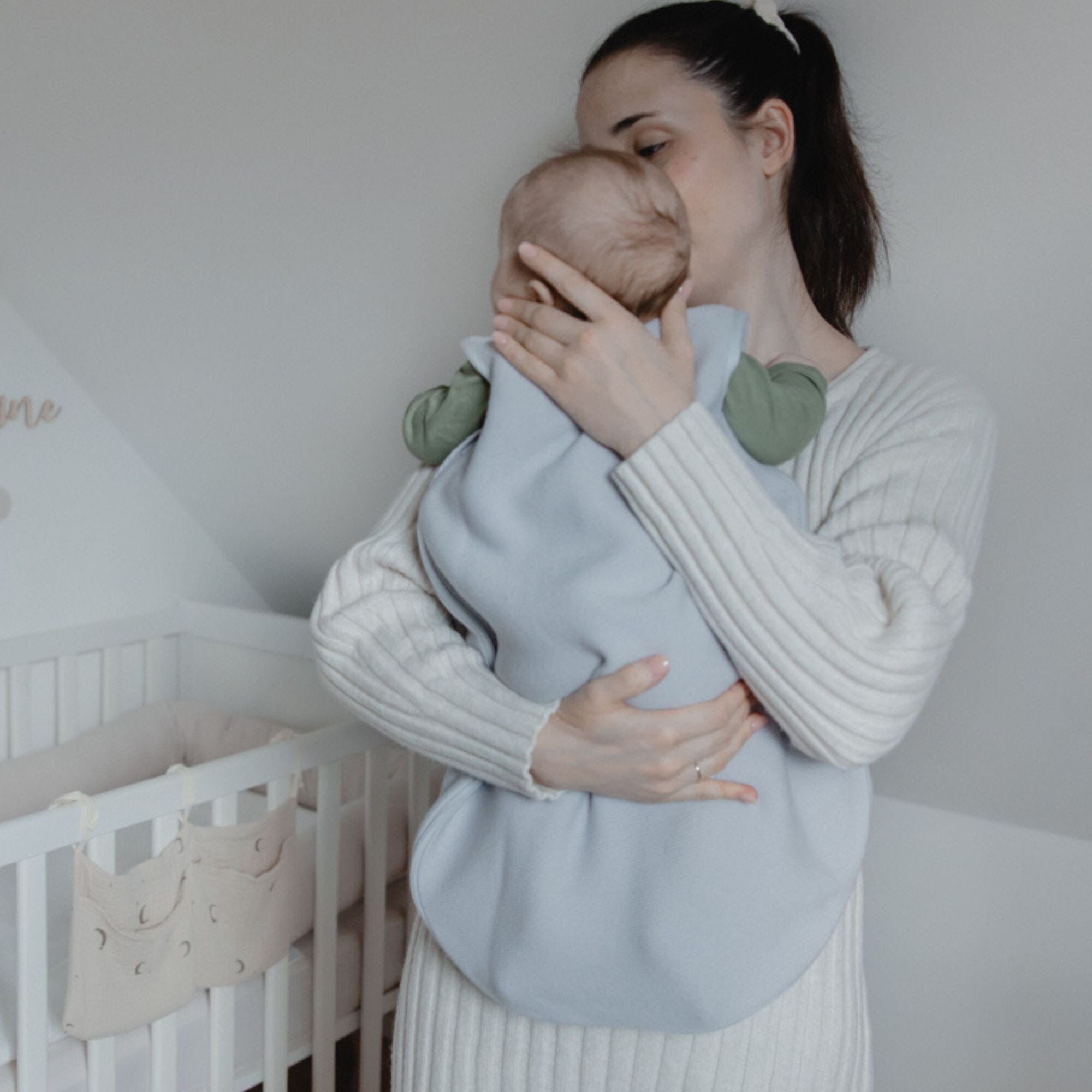 Babyschlafsack aus Merinowolle 1.0 TOG | Essential Grau