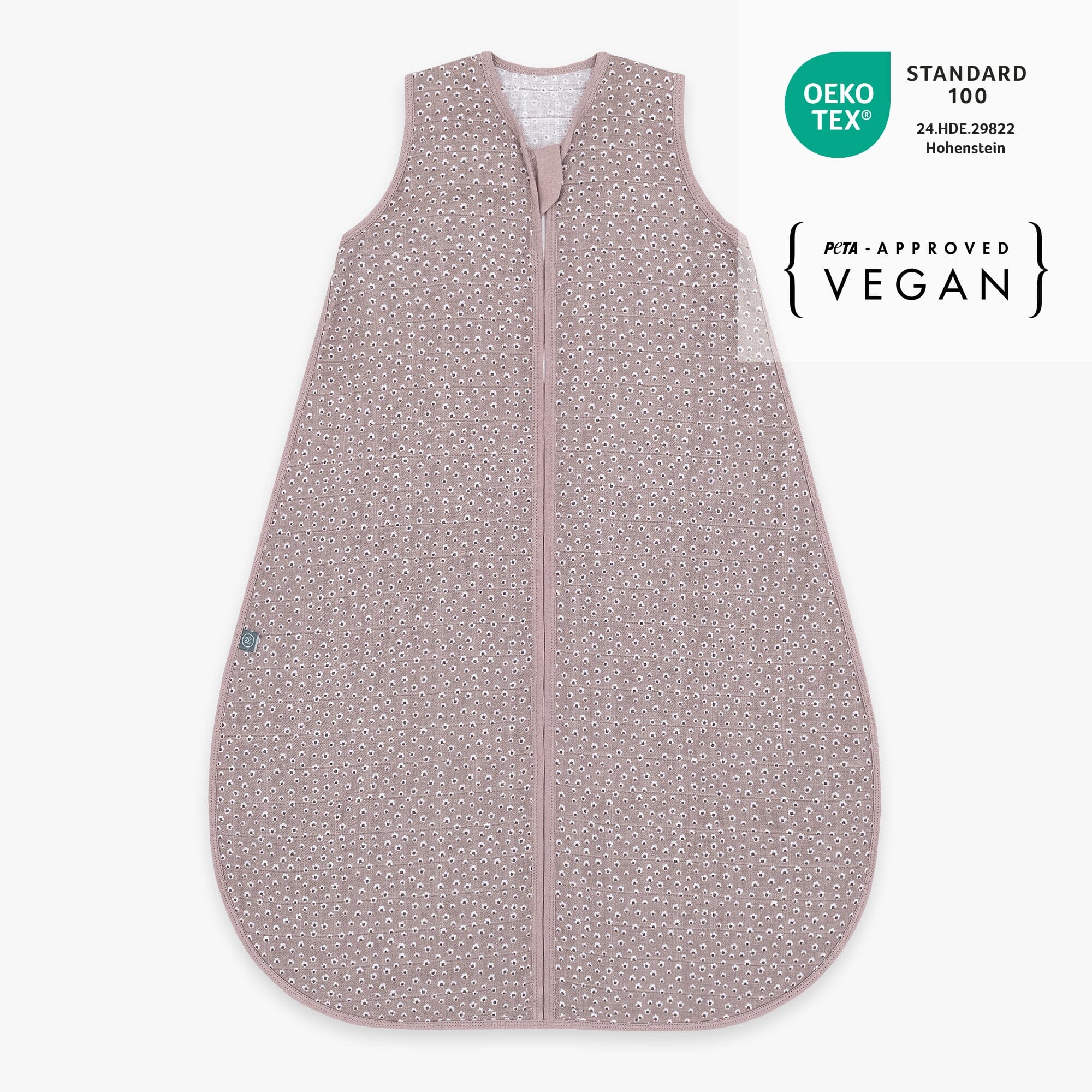 Musselin Schlafsack 0.5 TOG | Blume Berry