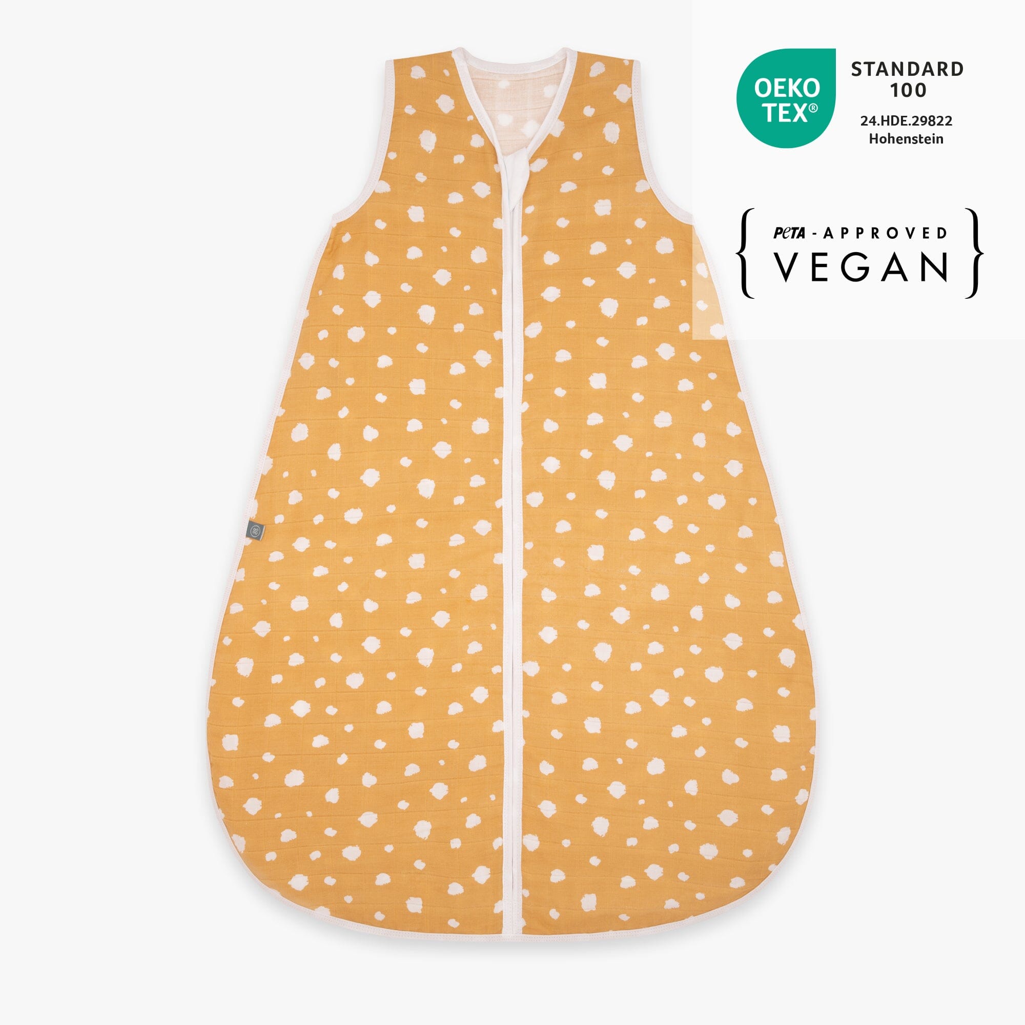 Musselin Schlafsack 0.5 TOG | Punkte Gelb