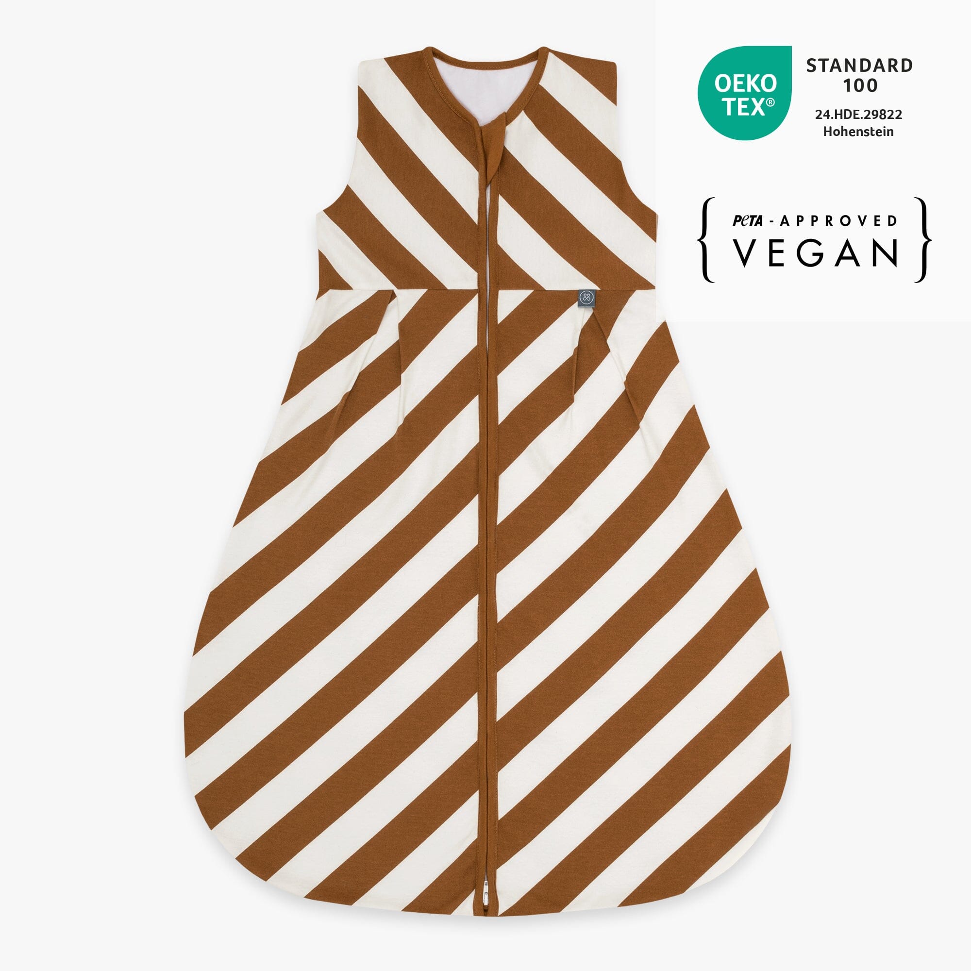 Schlafsack 1.0 TOG | Streifen Toffee