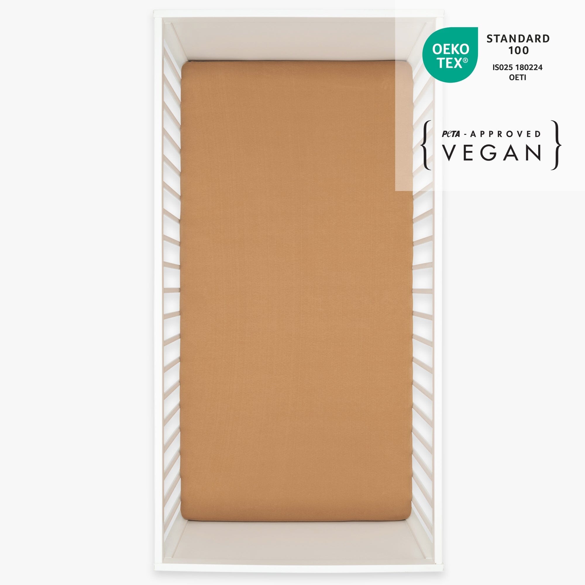 Spannbettlaken | Blume Caramel