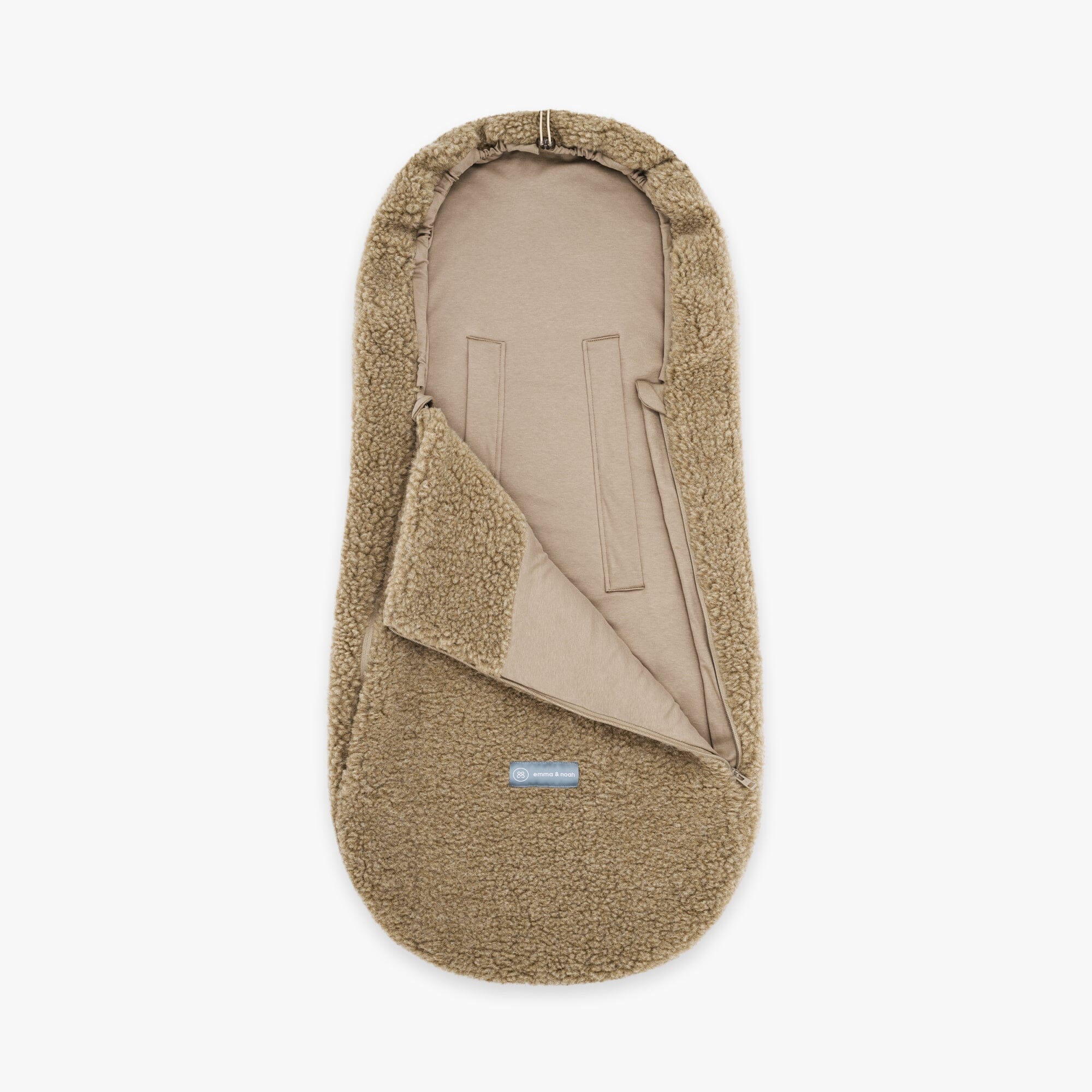 Merinowoll Teddy Fusssack | Essential Taupe
