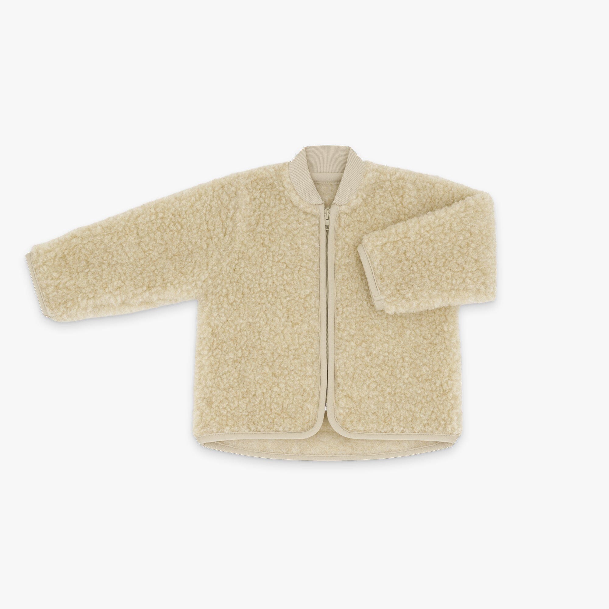 Merinowolle Jacke für Babys | Essential Beige