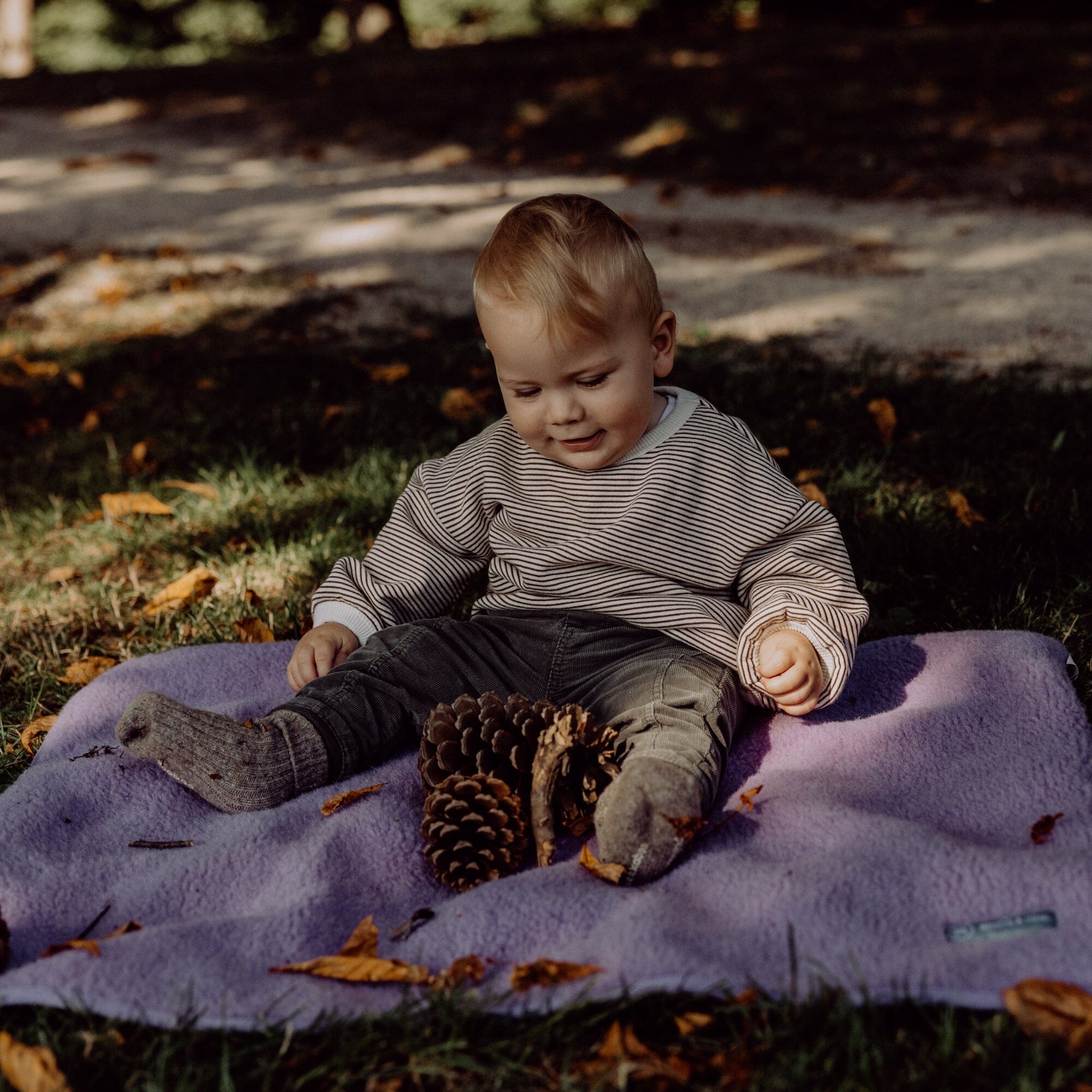 Merinowoll Teddy Kuscheldecke | Essential Lavendel