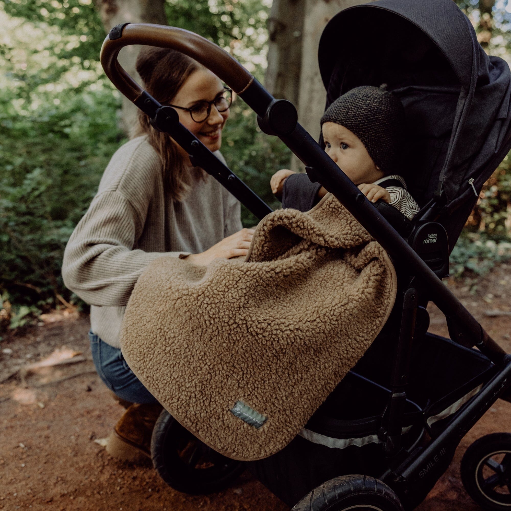 Merinowoll Teddy Kuscheldecke | Essential Taupe