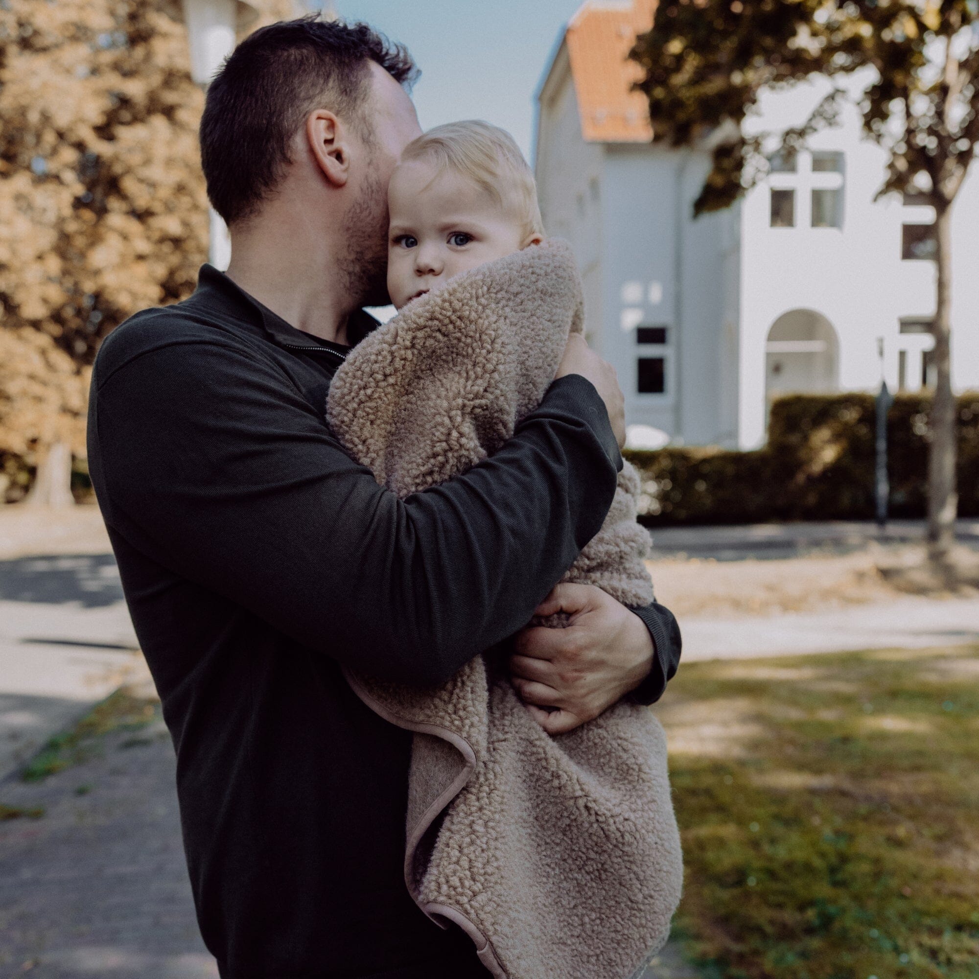 Merinowoll Teddy Kuscheldecke | Essential Taupe
