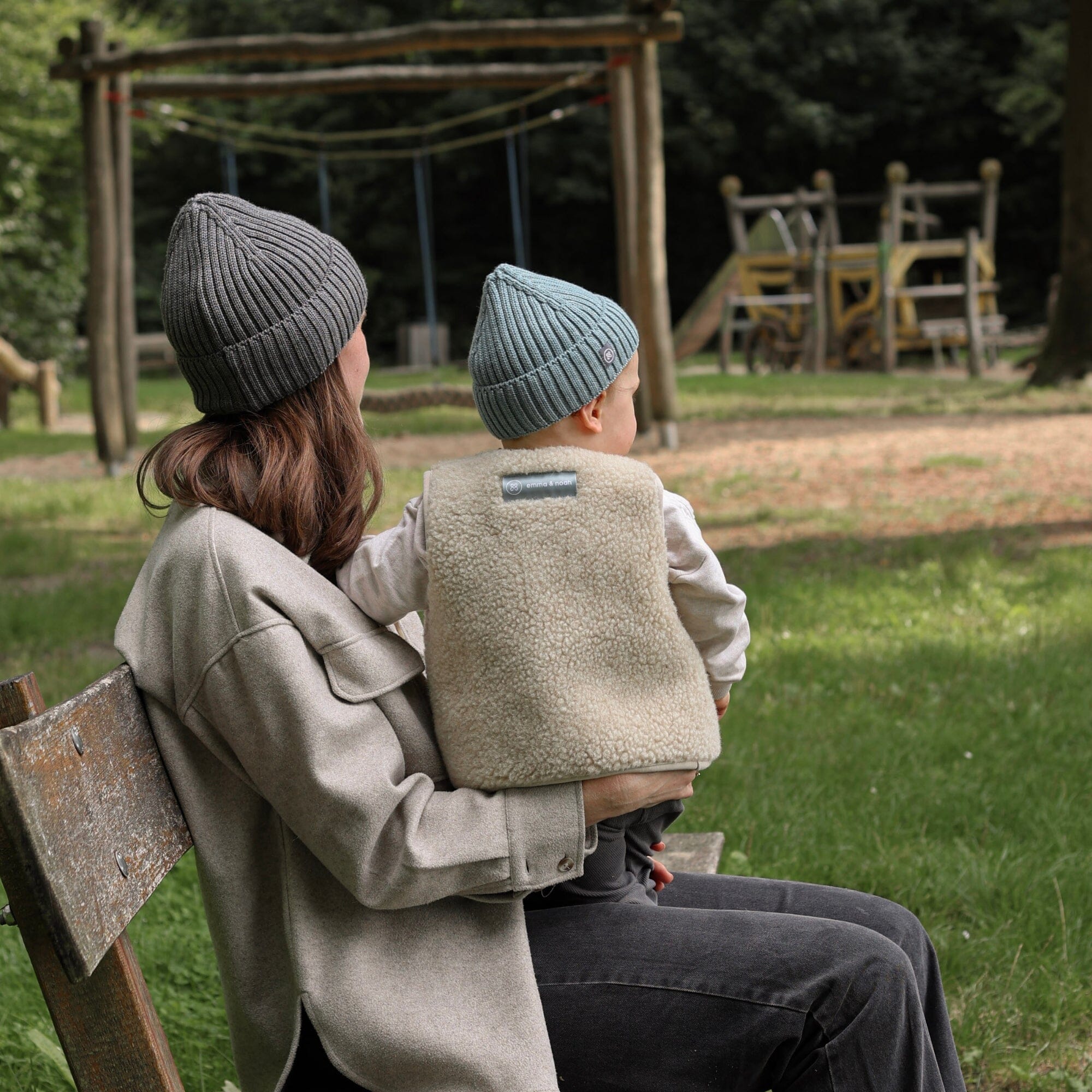 Merinowoll Teddy Weste | Essential Beige