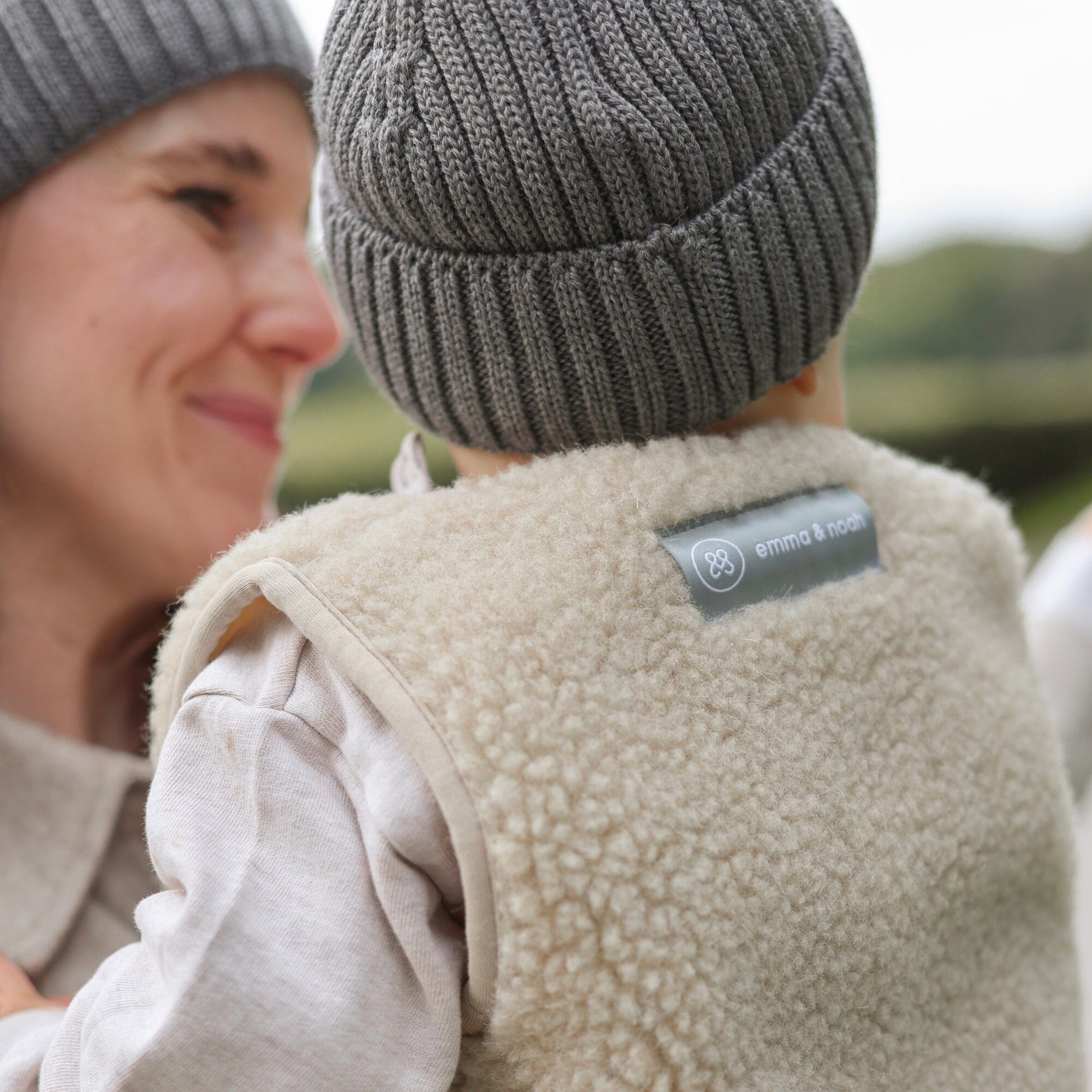 Merinowoll Teddy Weste | Essential Beige