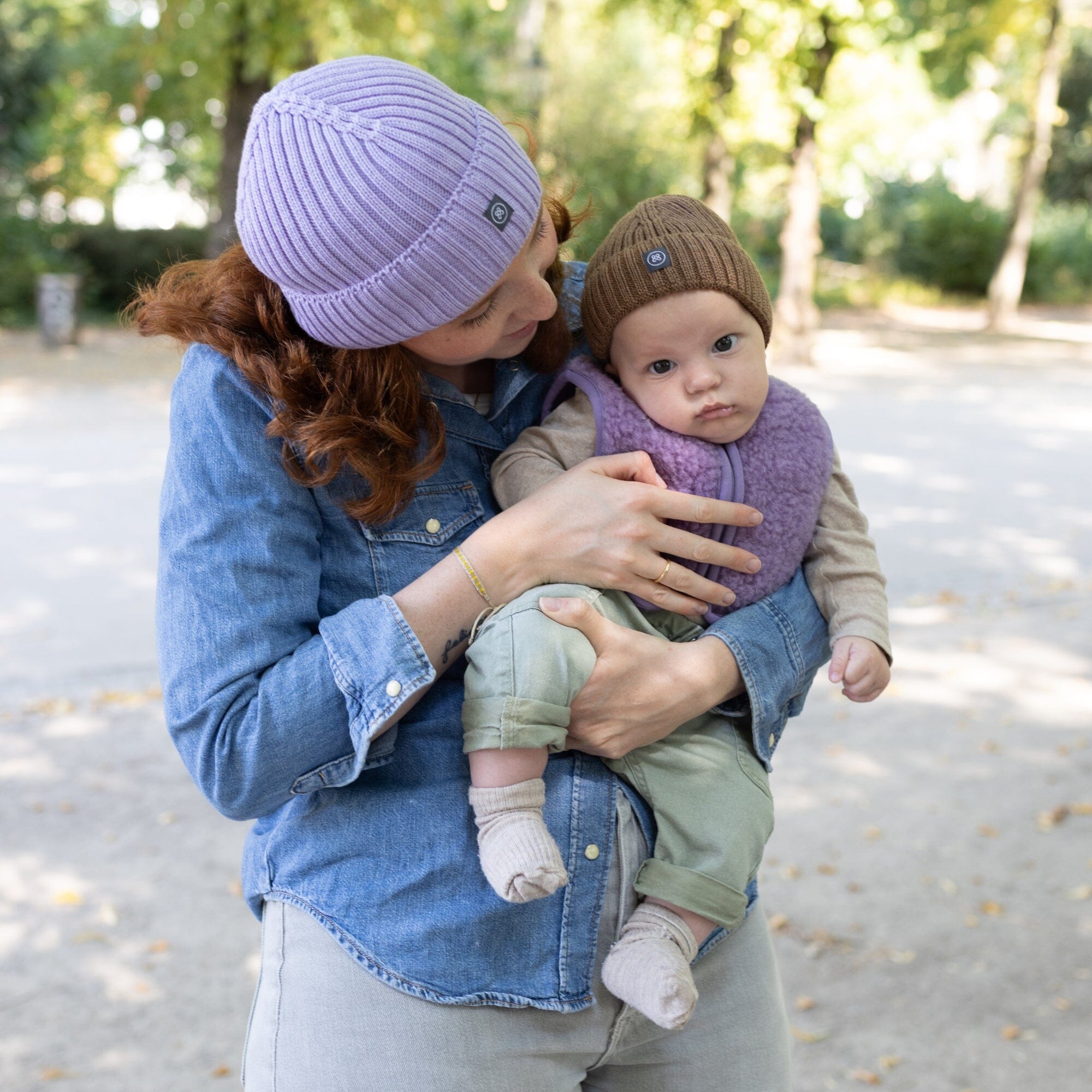 Merinowoll Teddy Weste | Essential Lavendel
