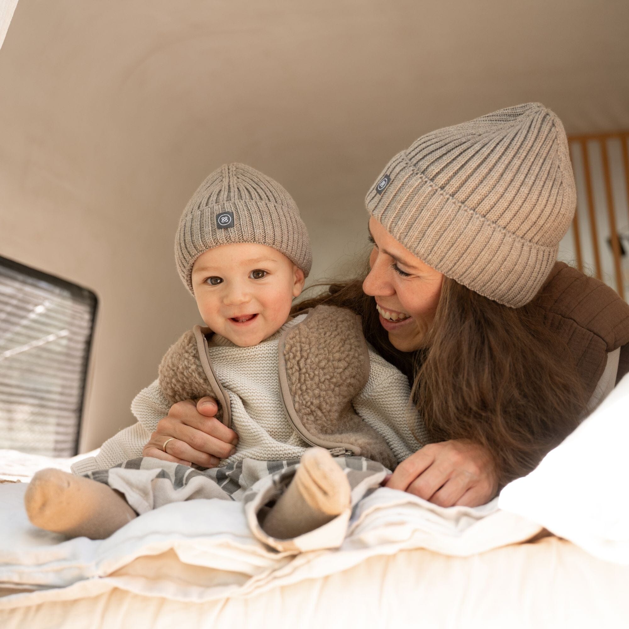 Merinowoll Teddy Weste | Essential Taupe
