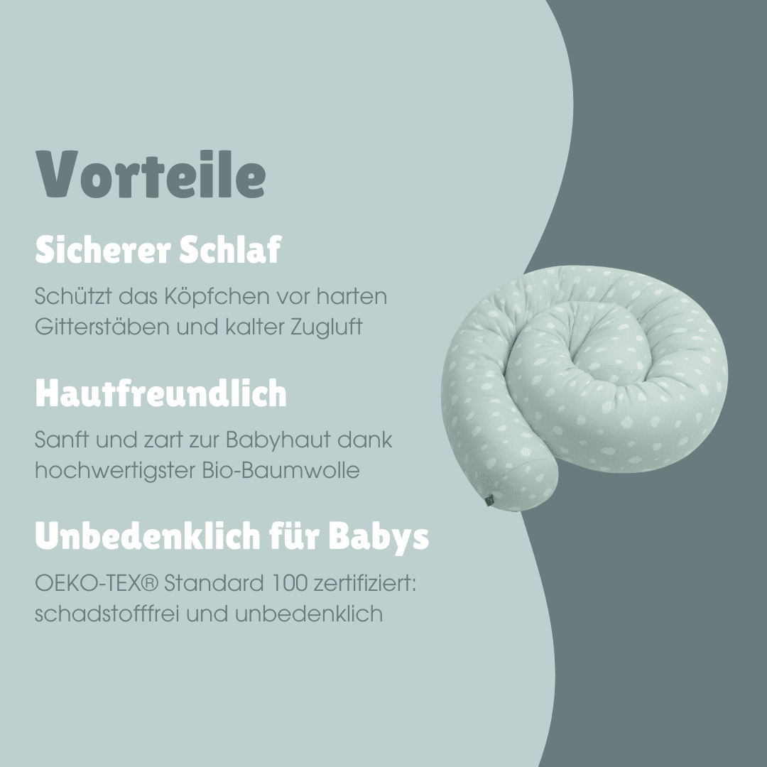 Bettschlange | Punkte Mint