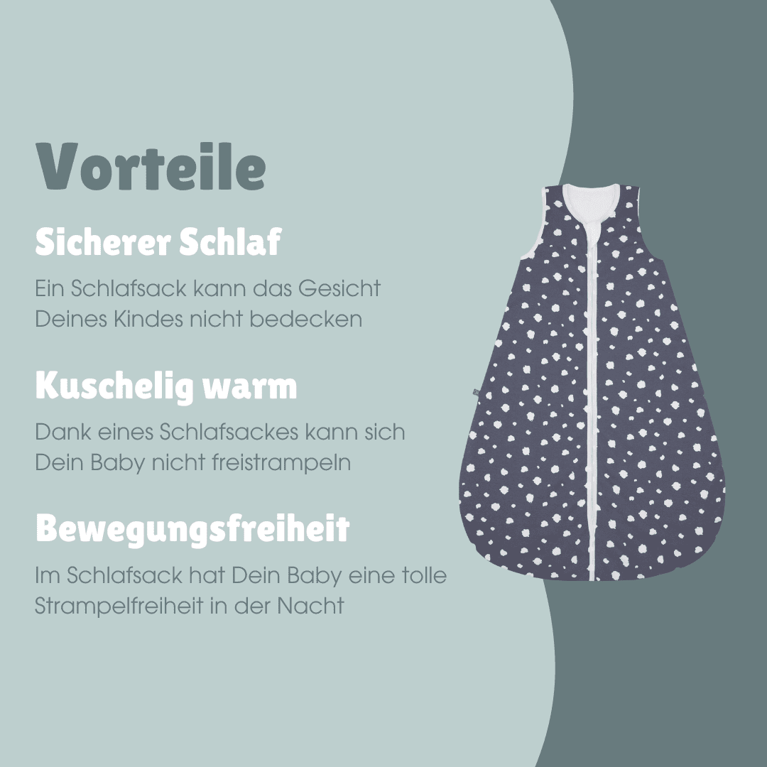 Schlafsack 2.5 TOG | Punkte Blau