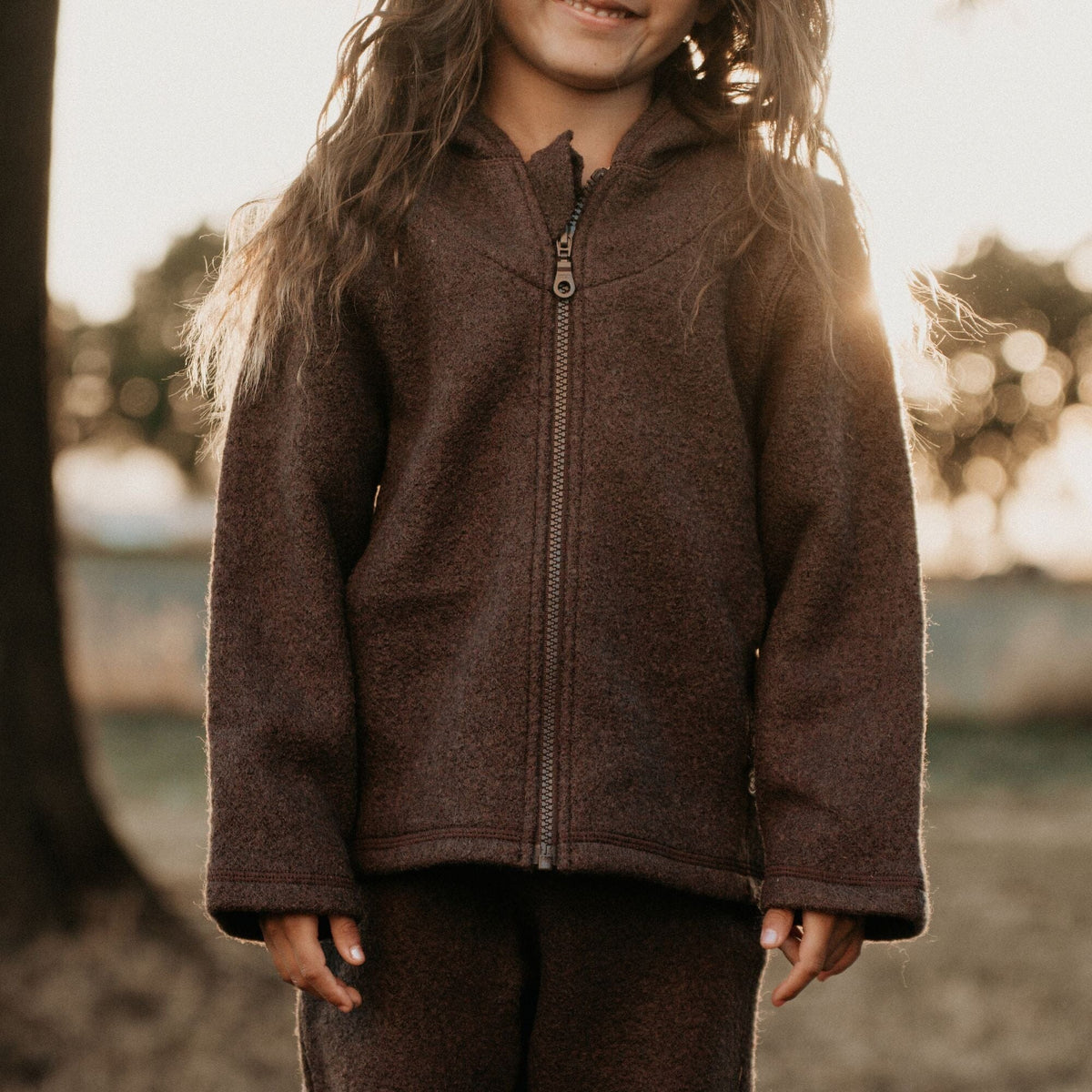 Wollwalk Jacke Essential Chocolate