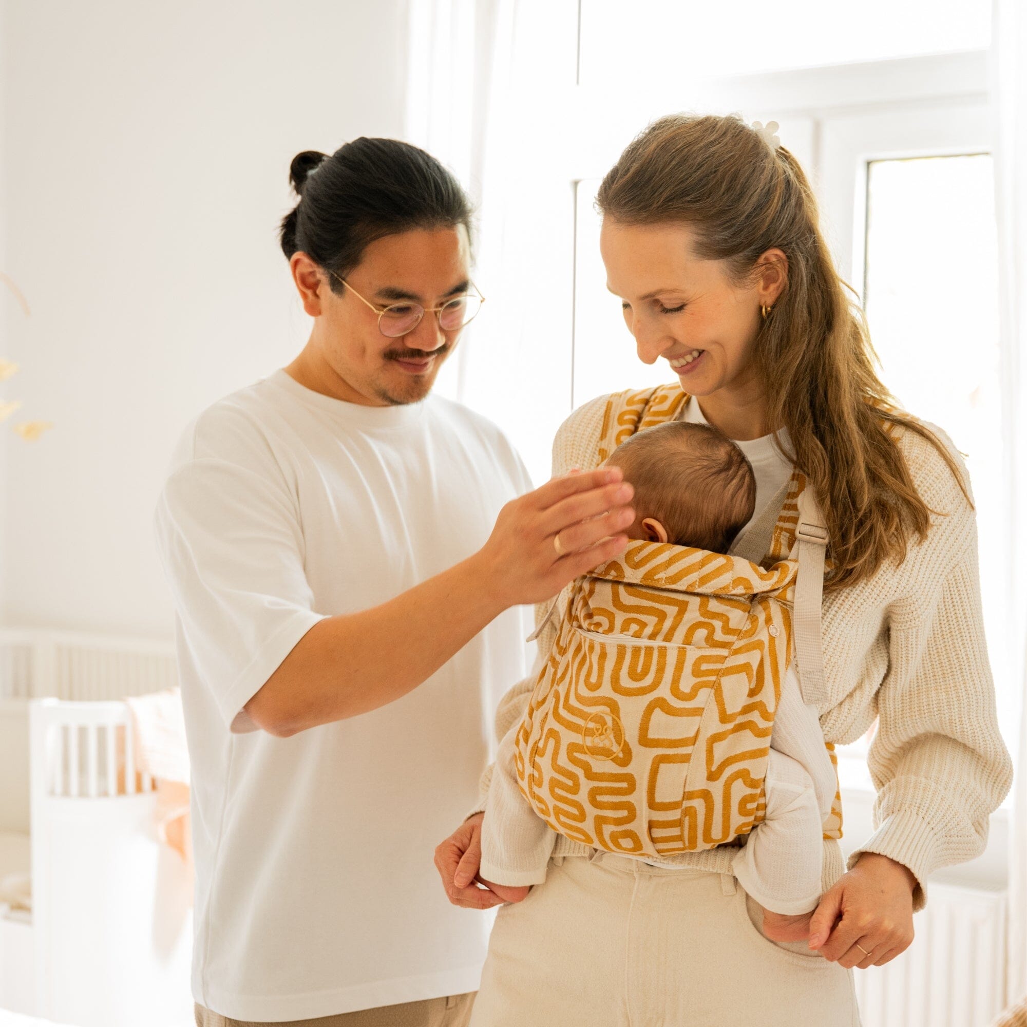 Premium Babytrage | Bohemian Gold