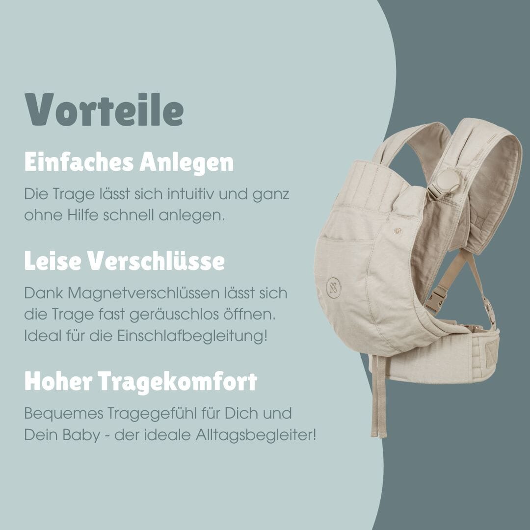 Premium Babytrage | Essential Beige