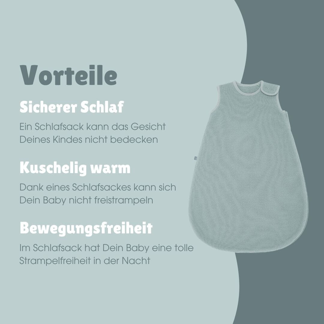 Merinowolle Schlafsack 1.0 TOG | Essential Mint