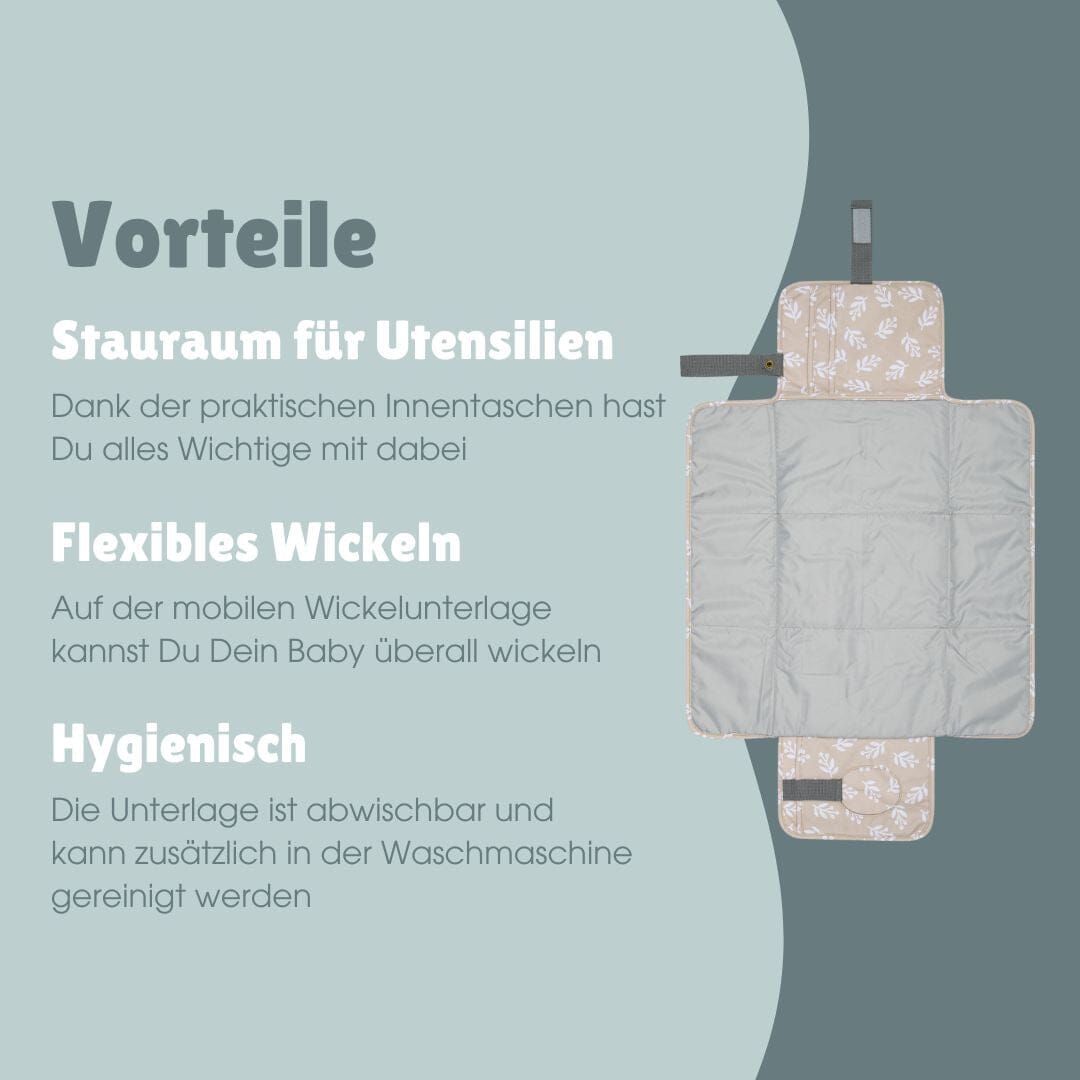 Wickelunterlage | Floral Sand