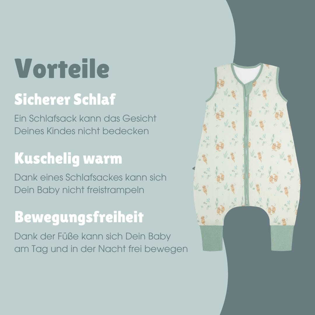 Schlafsack mit Füßen 1.0 TOG | Community Design Otter