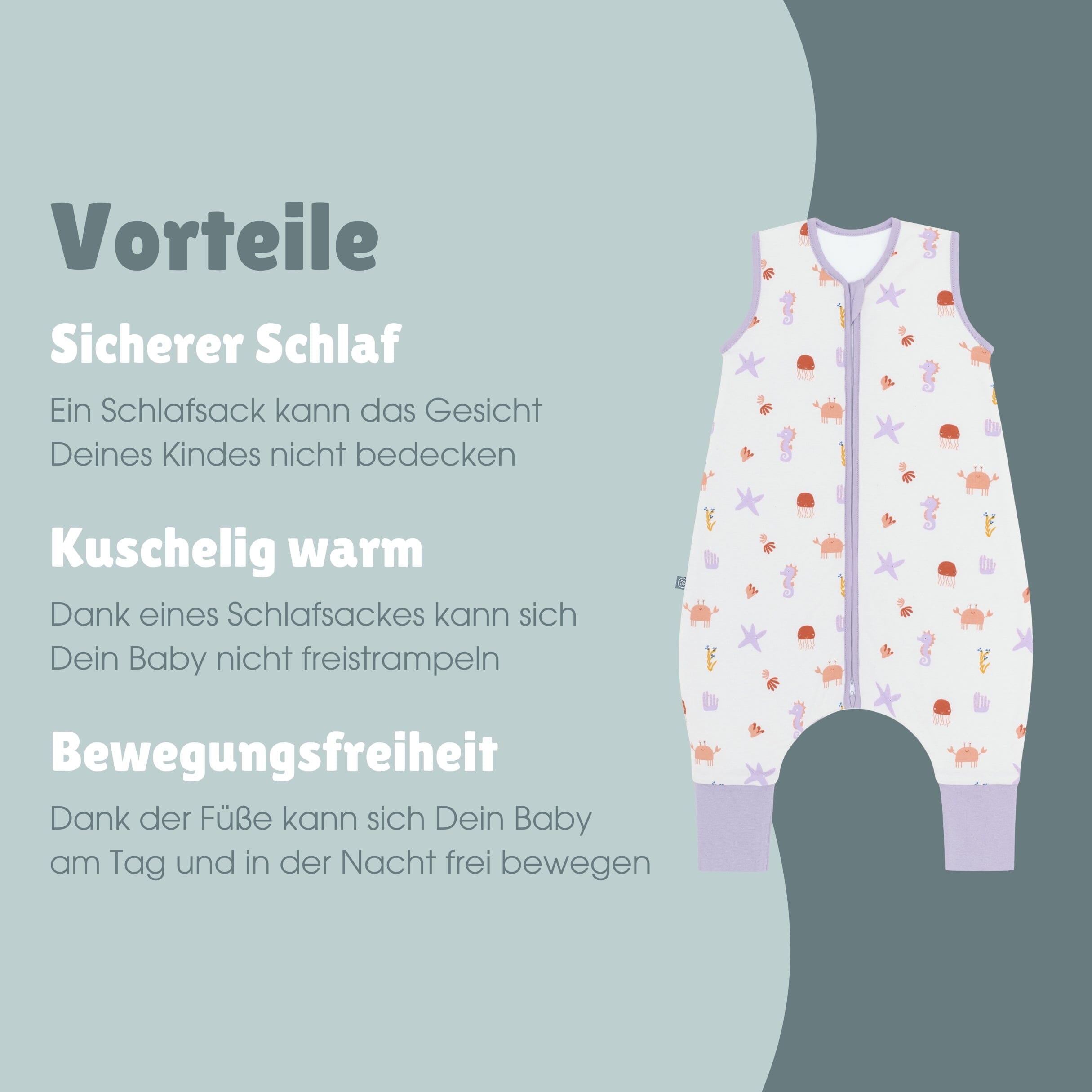 Schlafsack mit Beinen 1.0 TOG