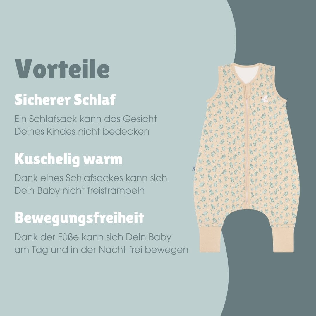 Schlafsack mit Füßen 1.0 TOG | Vogel