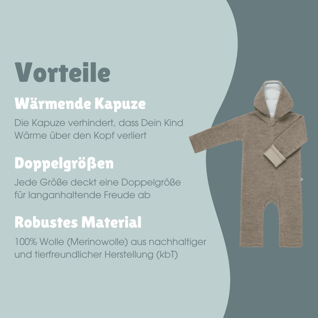 Wollwalk Overall | Essential Beige