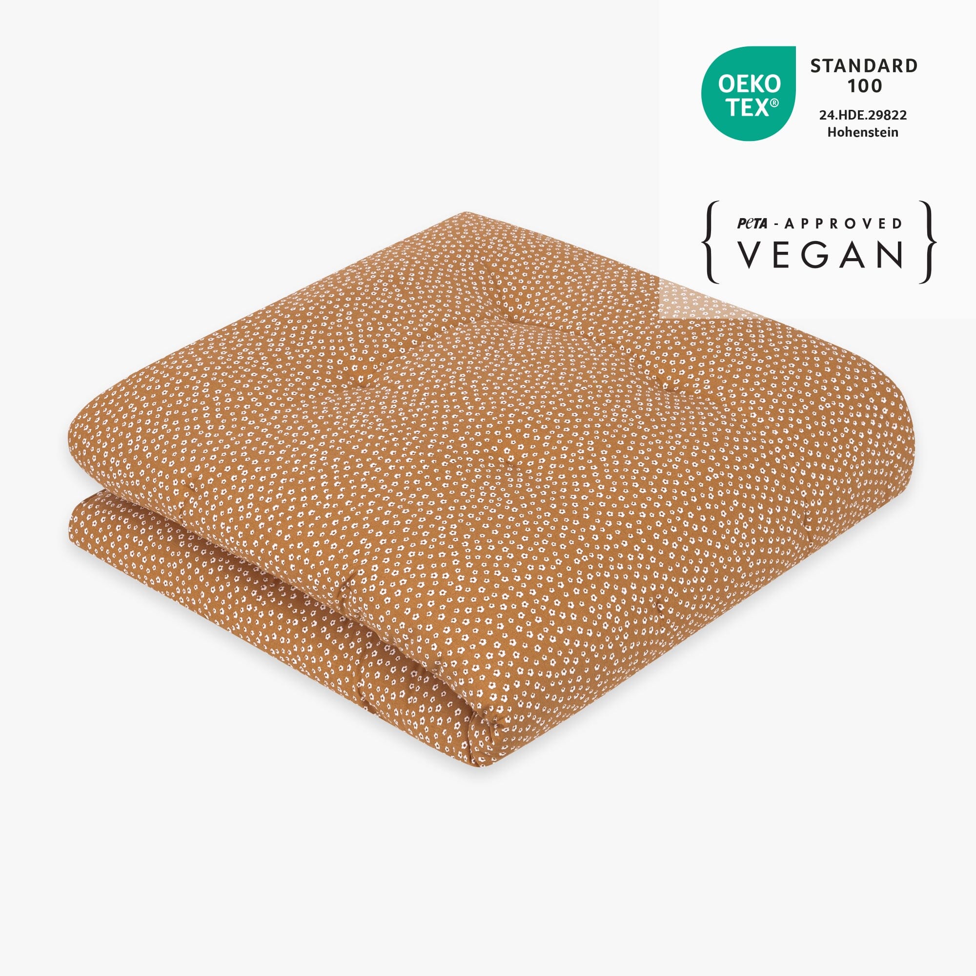 Krabbeldecke | Blume Caramel