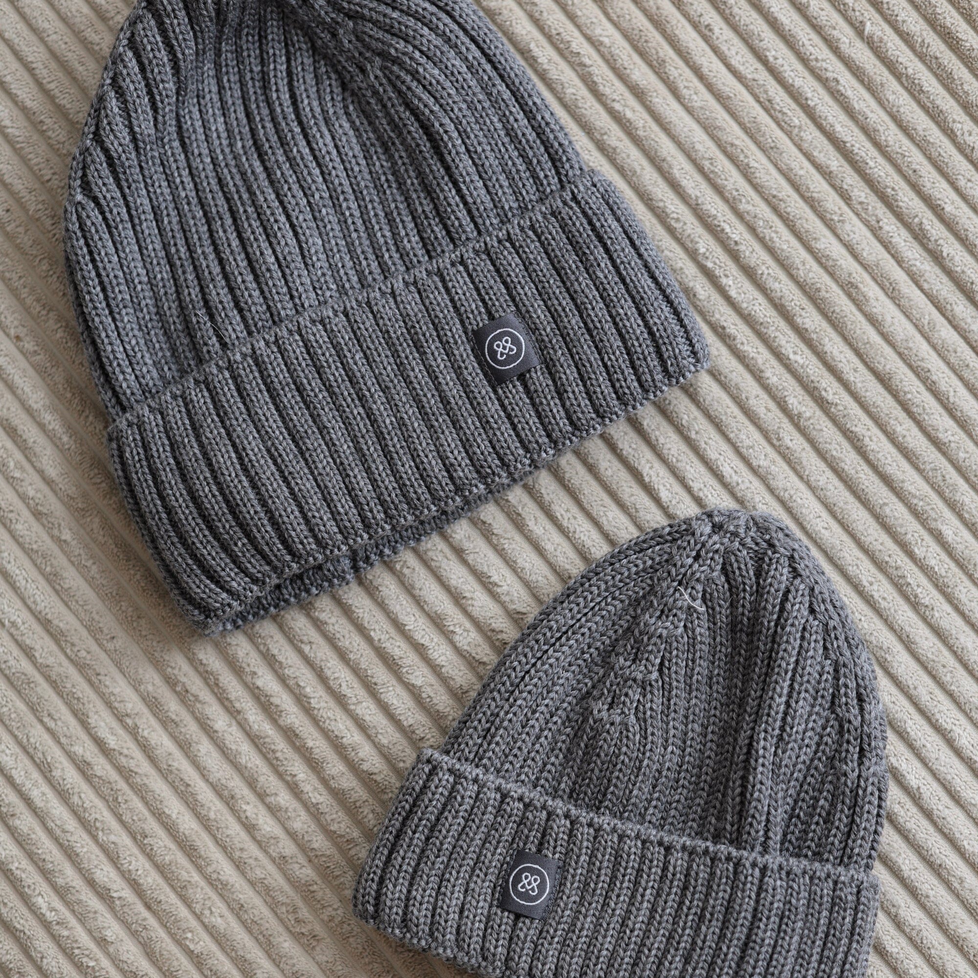 Merino Wollmütze Erwachsene | Essential Grau