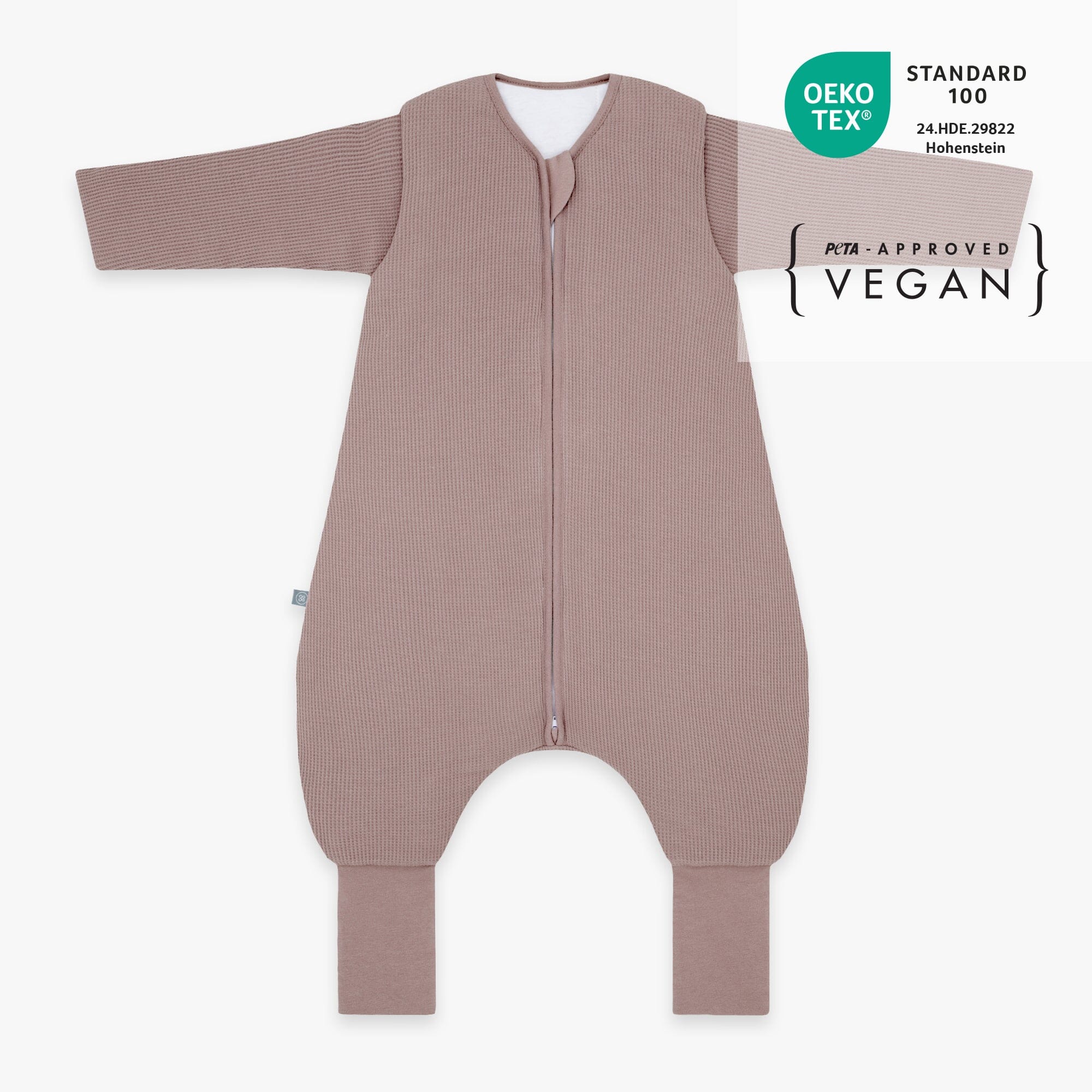 Schlafsack mit Umschlag-Fuss und Ärmel 3.5 TOG | Essential Berry