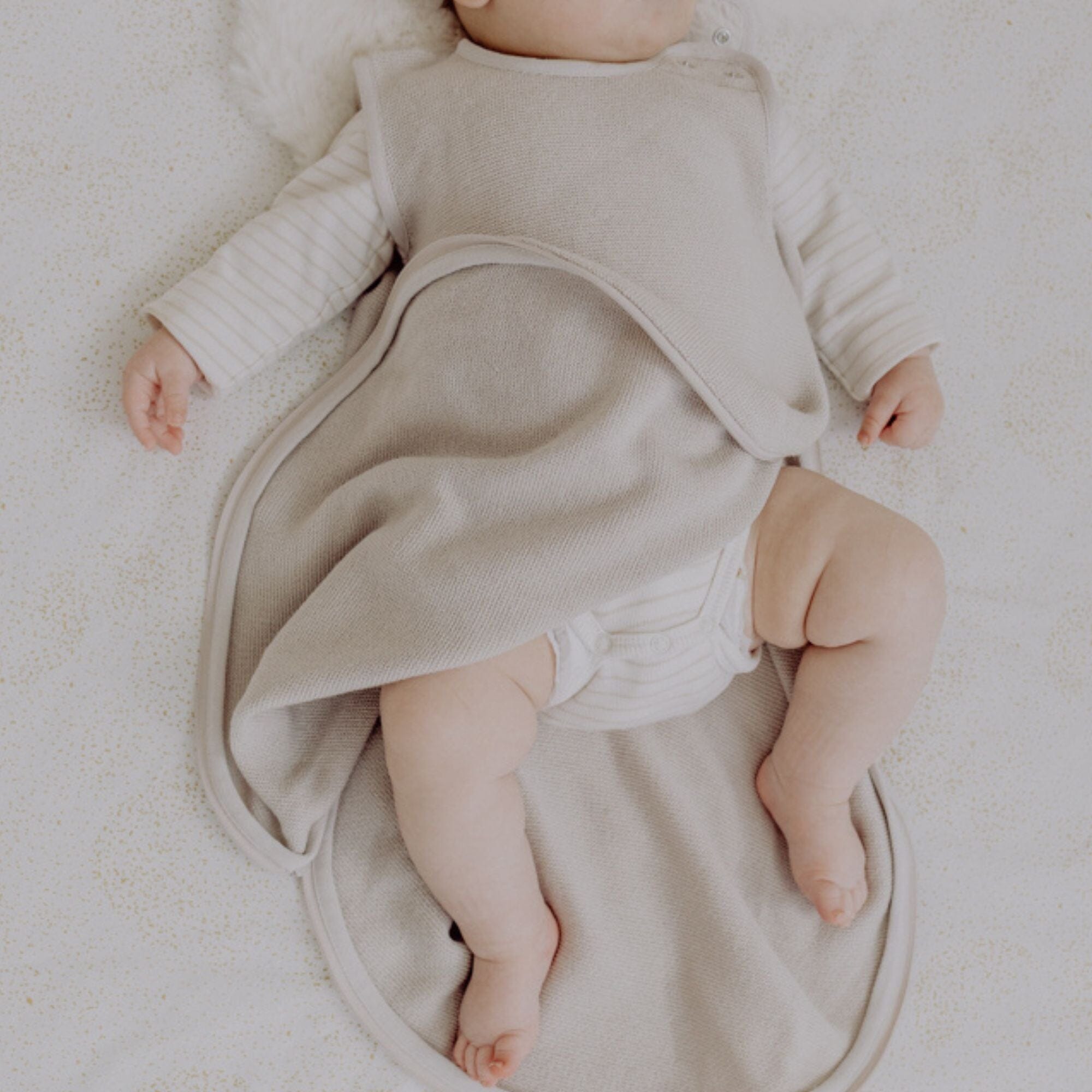 Wolle-Seide Schlafsack 0.5 TOG | Essential Beige