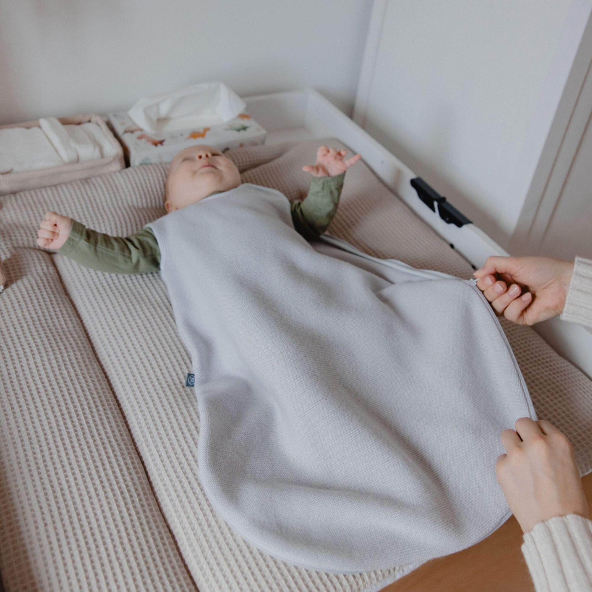 Merinowolle Schlafsack 1.0 TOG | Essential Grau
