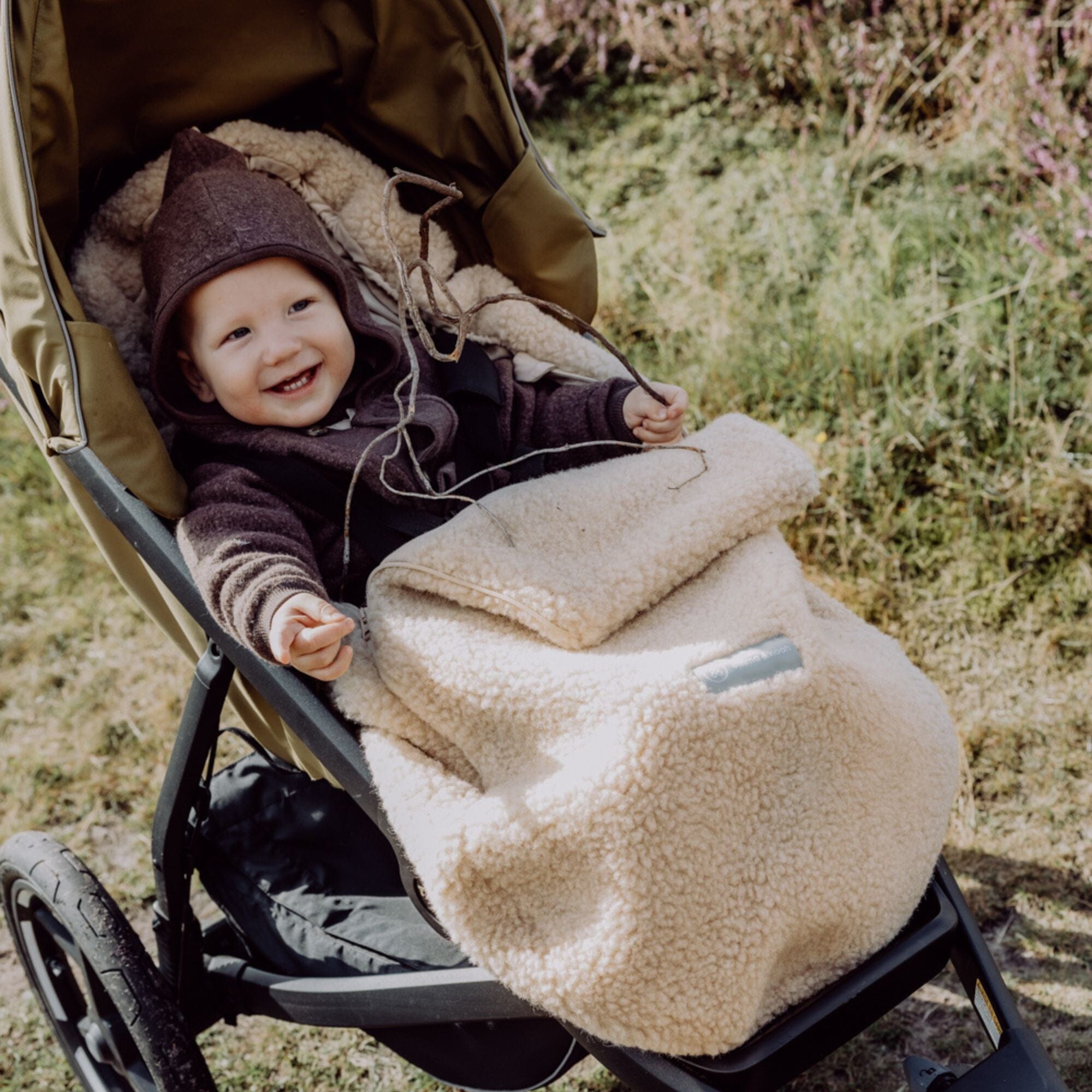 Fusssack aus Merinowolle | Essential Beige
