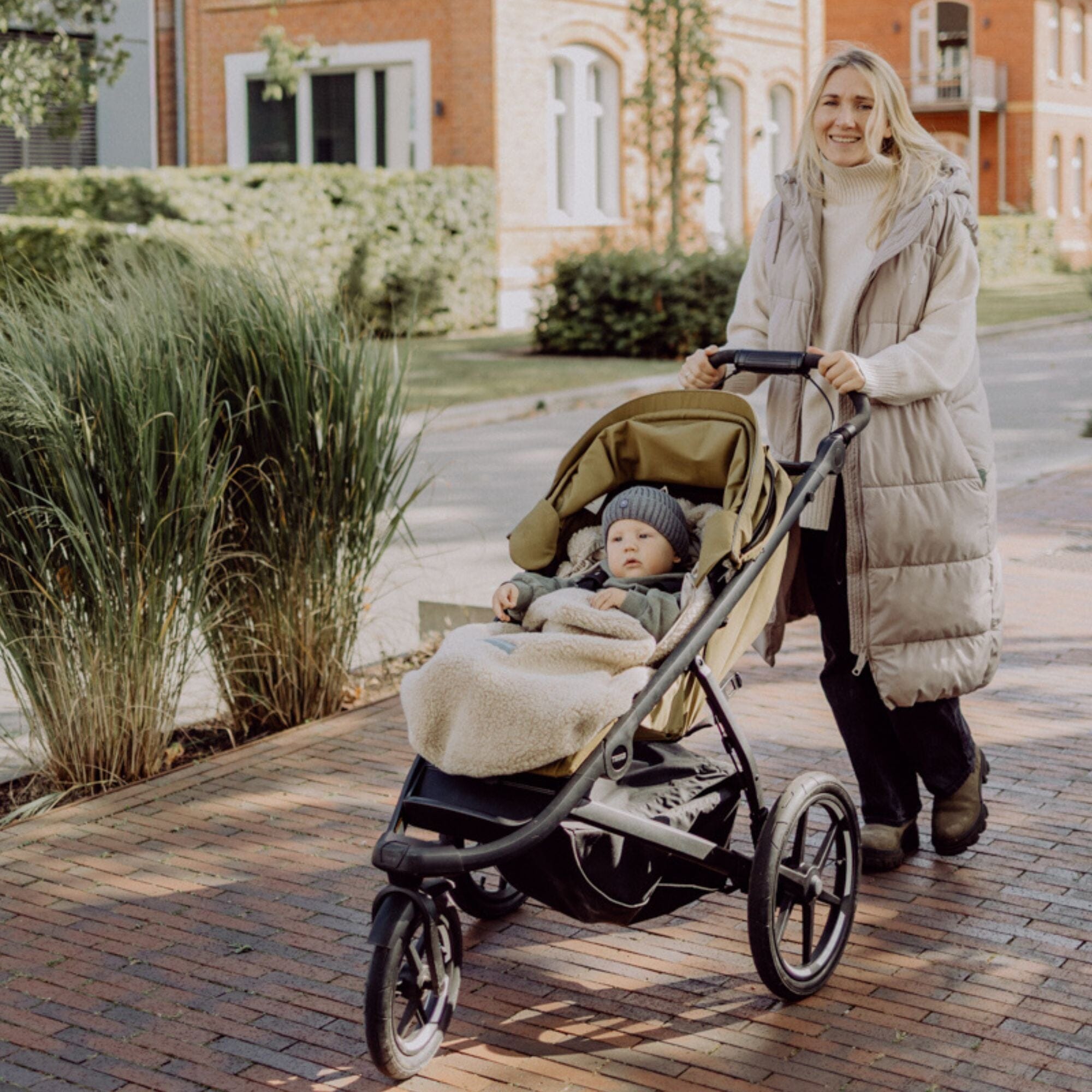 Fusssack aus Merinowolle | Essential Beige