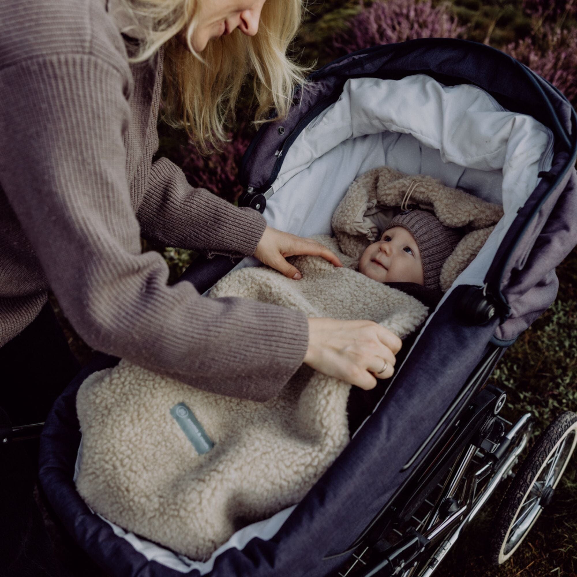 Fusssack aus Merinowolle | Essential Taupe