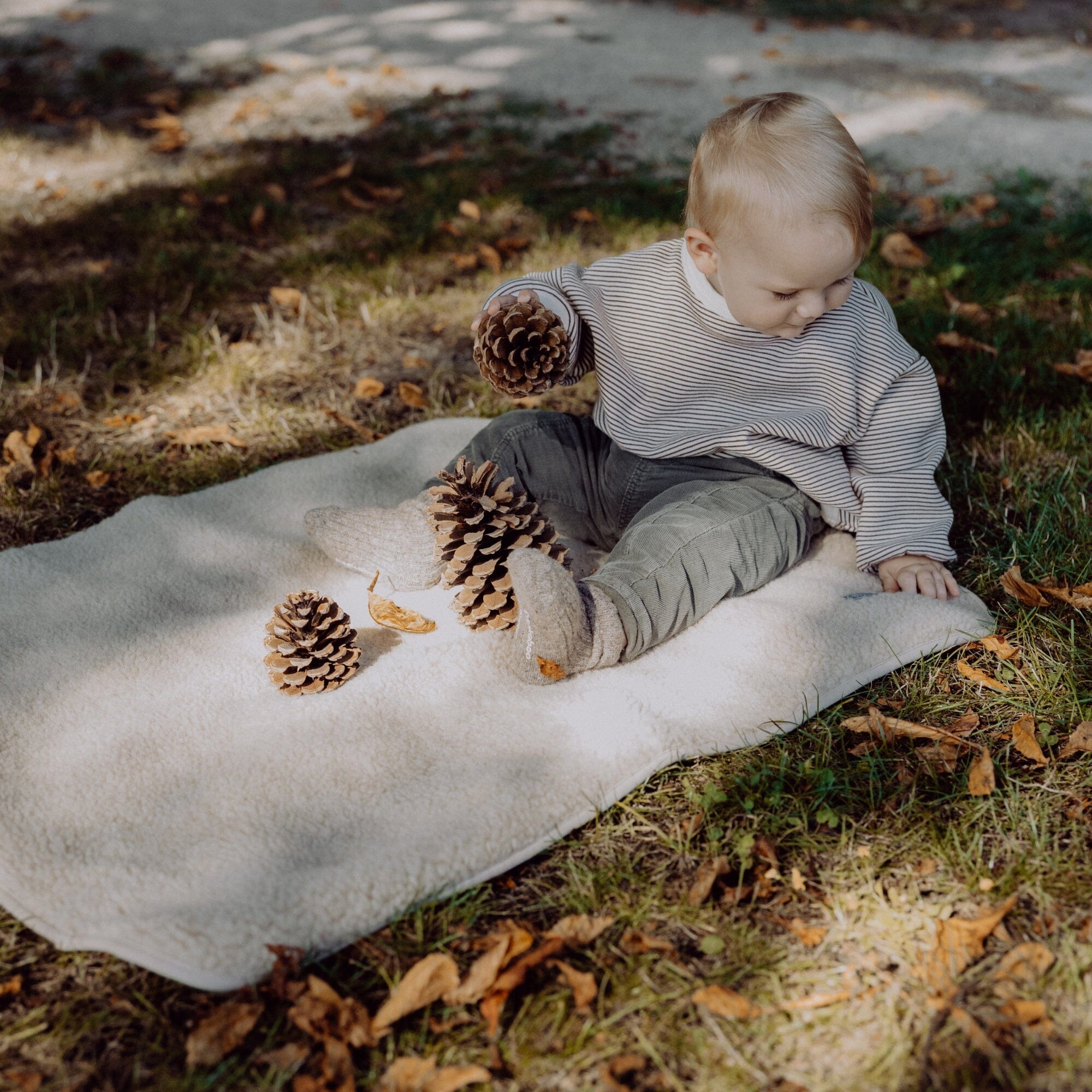 Merinowoll Teddy Kuscheldecke | Essential Beige