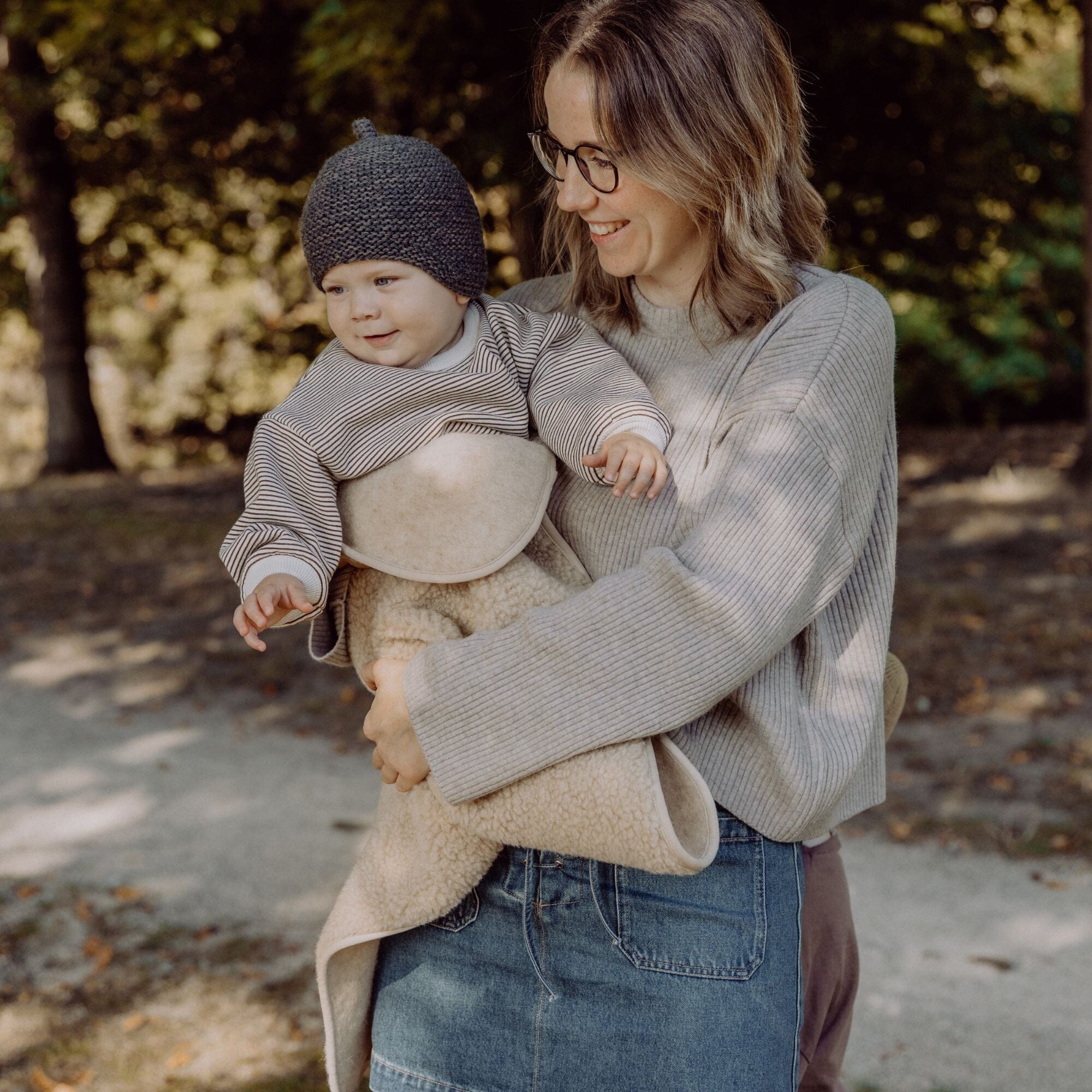 Babydecke aus Merinowolle | Essential Beige