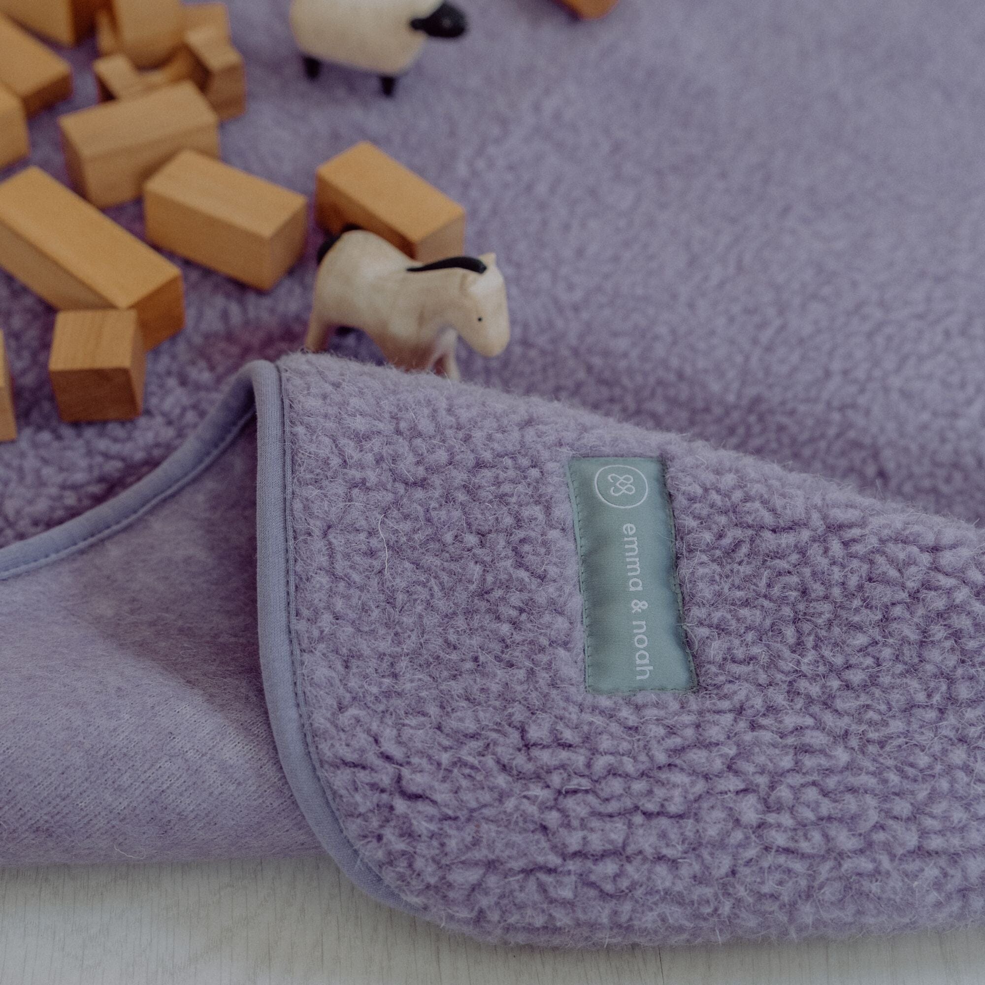 Babydecke aus Merinowolle | Essential Lavendel